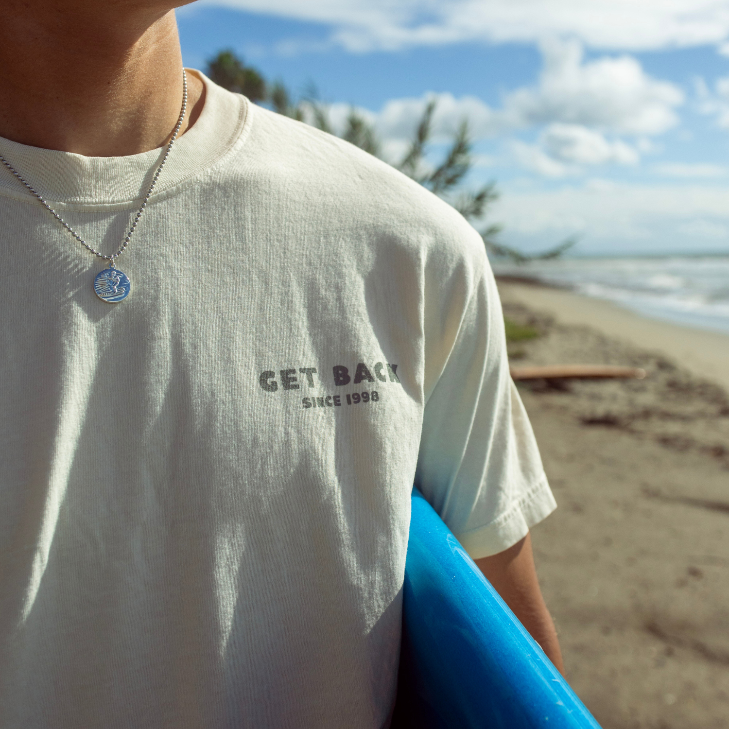 St. Chris Surfer Tee – Get Back Necklaces St. Chris Surfer Tee – Get Back Necklaces