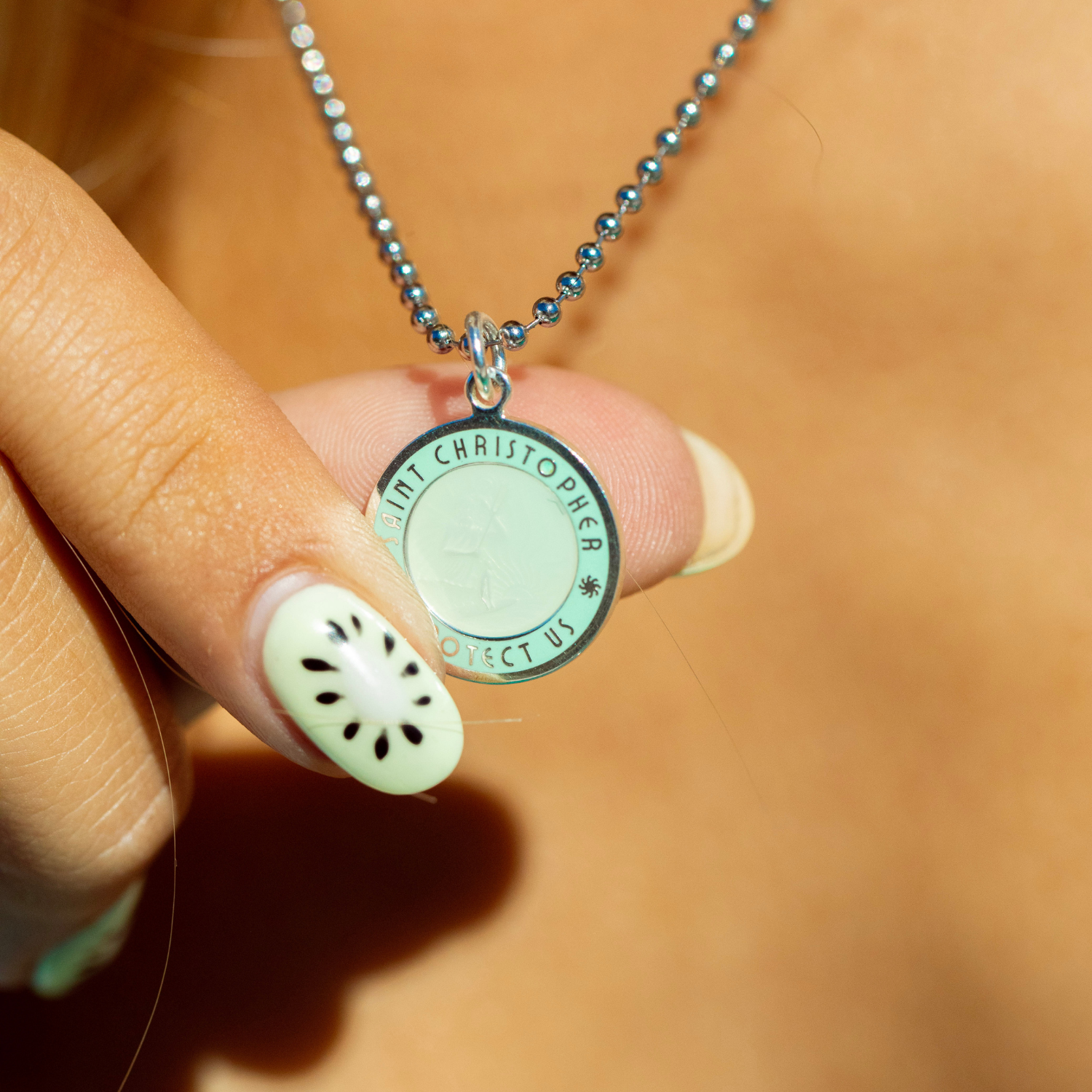 Medium -Sea Foam / Sea Foam – Get Back Necklaces Medium -Sea Foam / Sea Foam – Get Back Necklaces