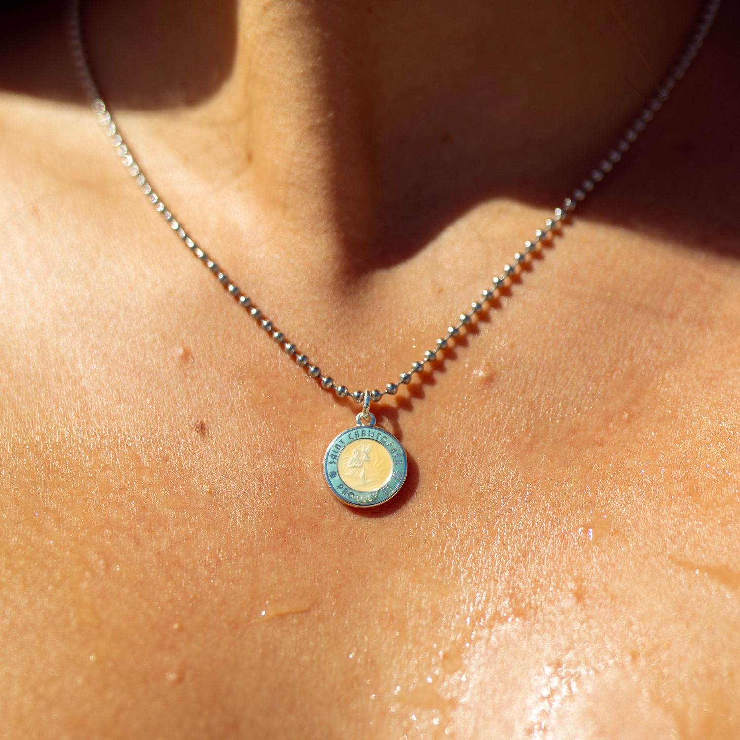 Small - Sandstone / Aqua