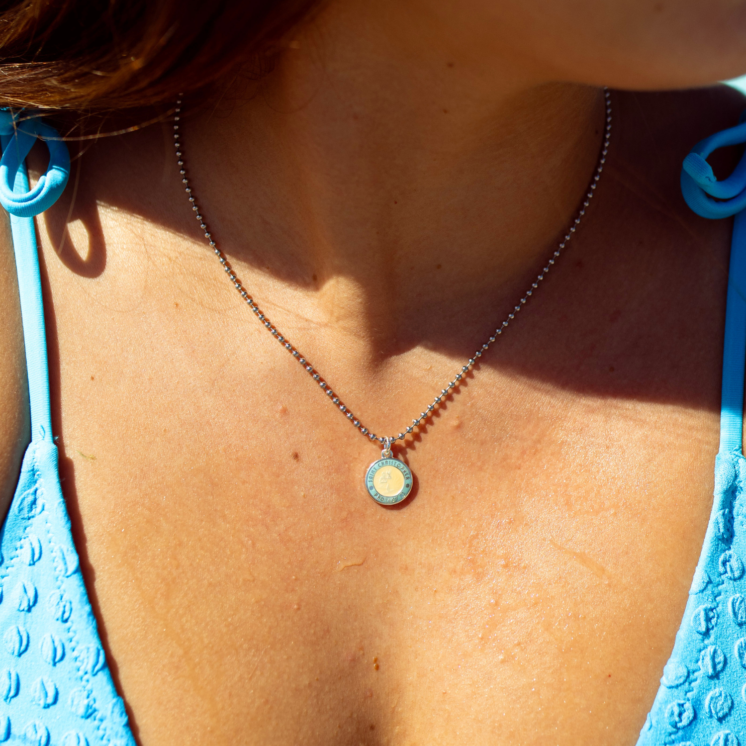 Small - Sandstone / Aqua