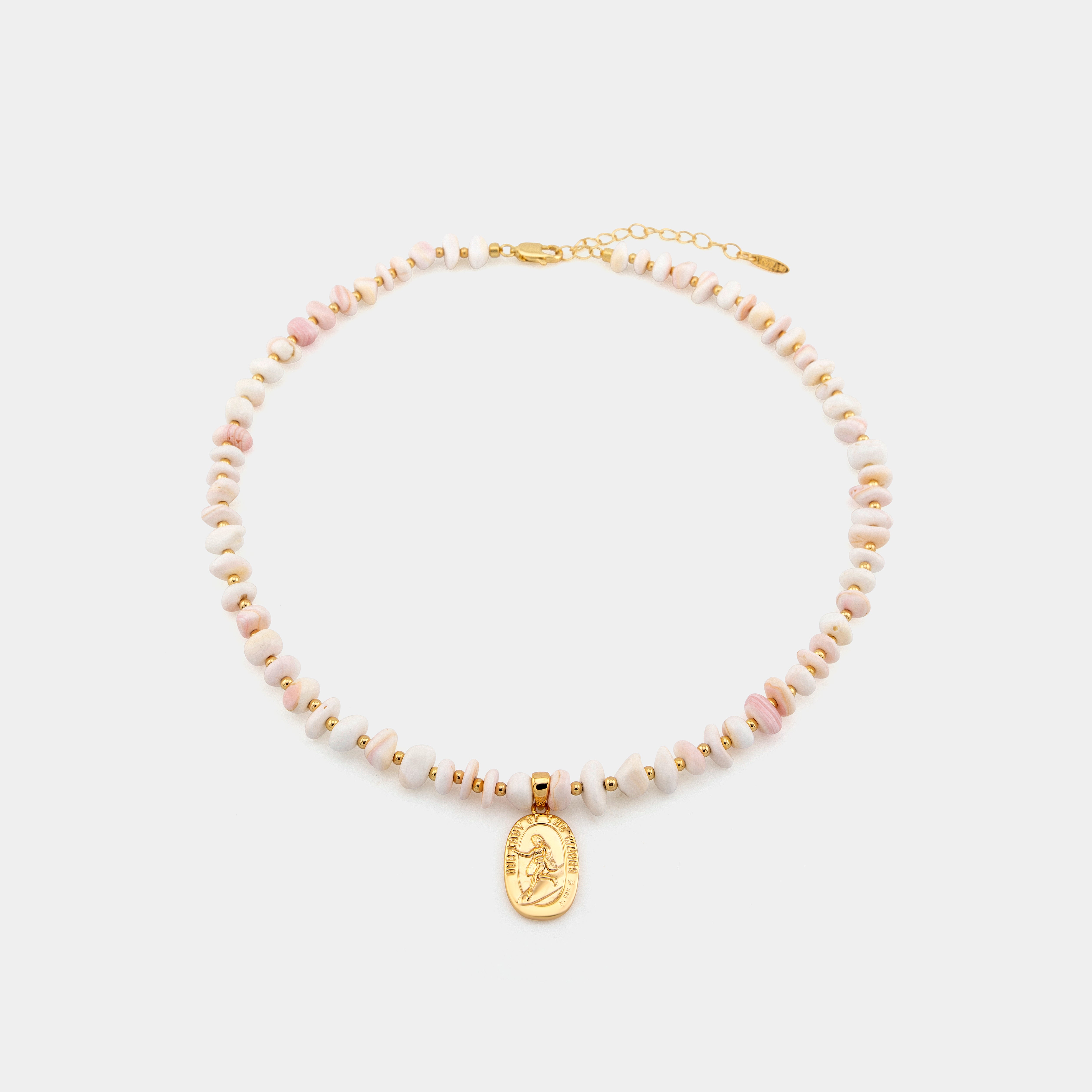 Our Lady of the Waves Beaded Necklace