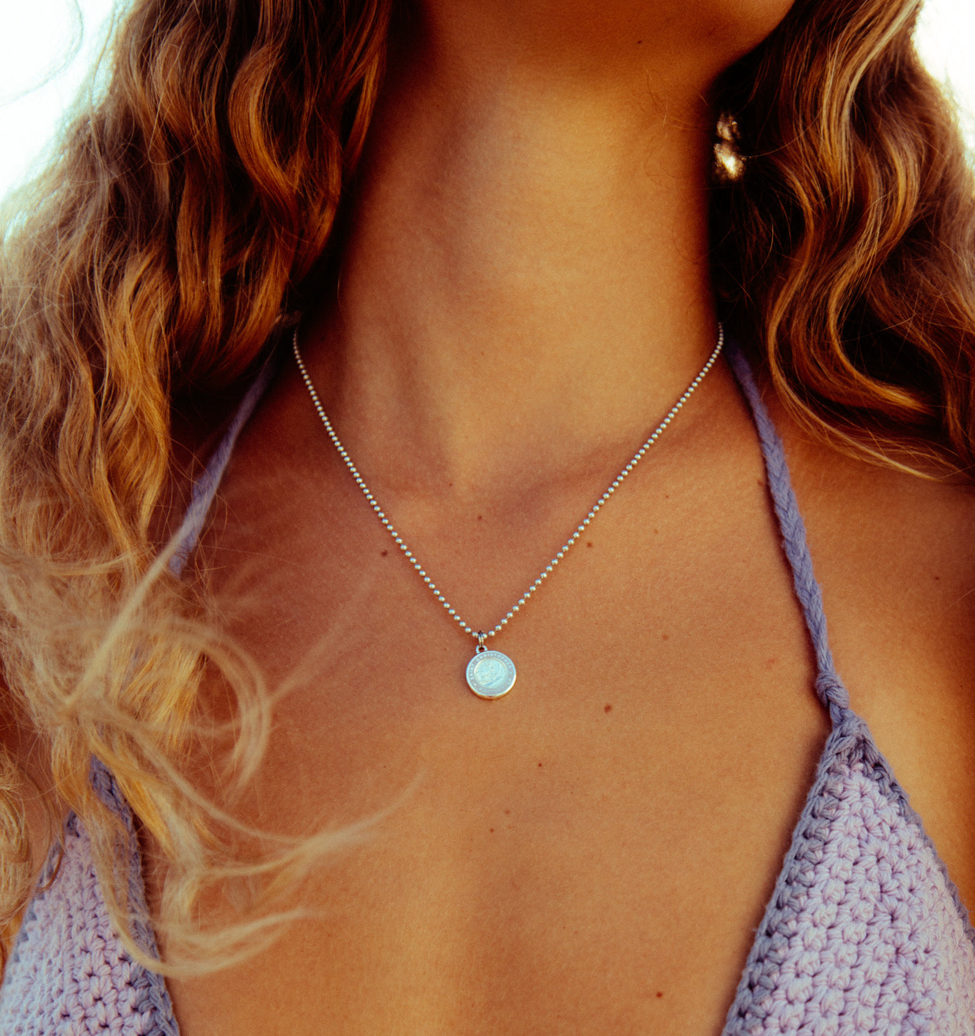 Small - Silver / Lavender