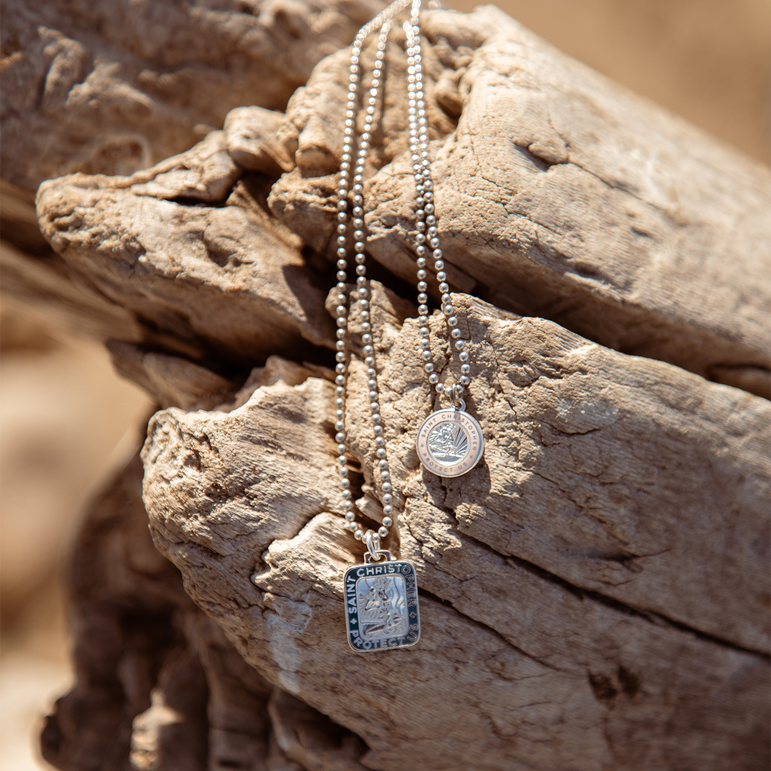 Small - Silver / Petal