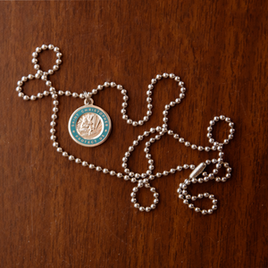 Small - Silver / Baby Blue
