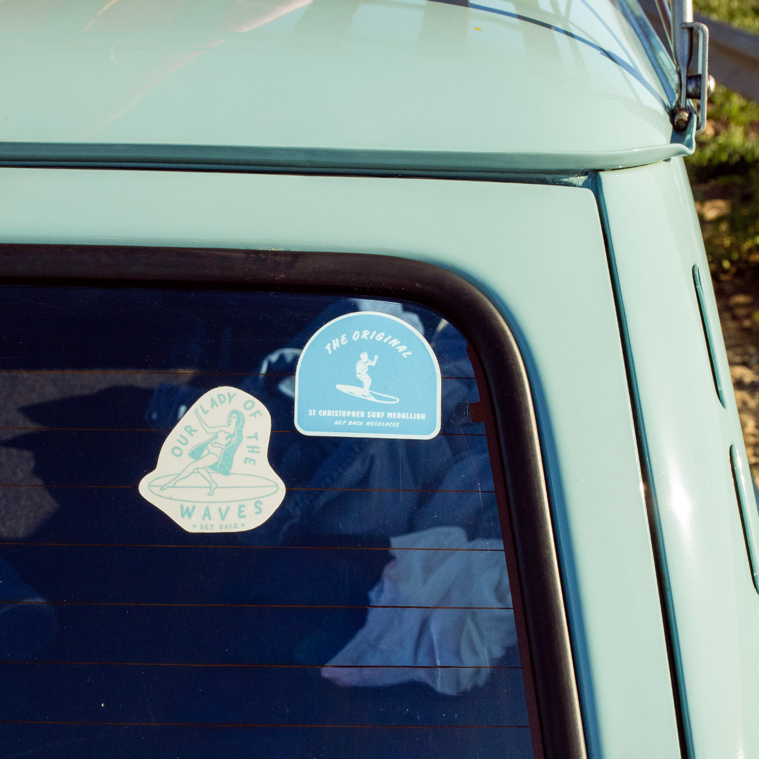 Vintage Surfer Sticker