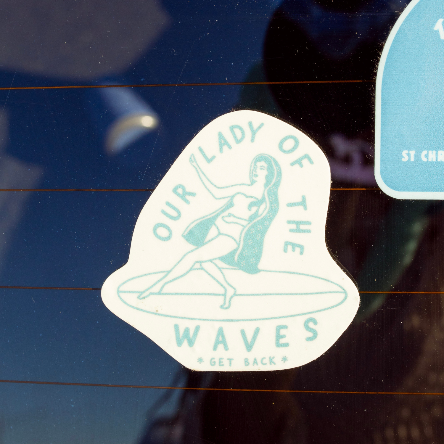 Our Lady of The Waves Sticker