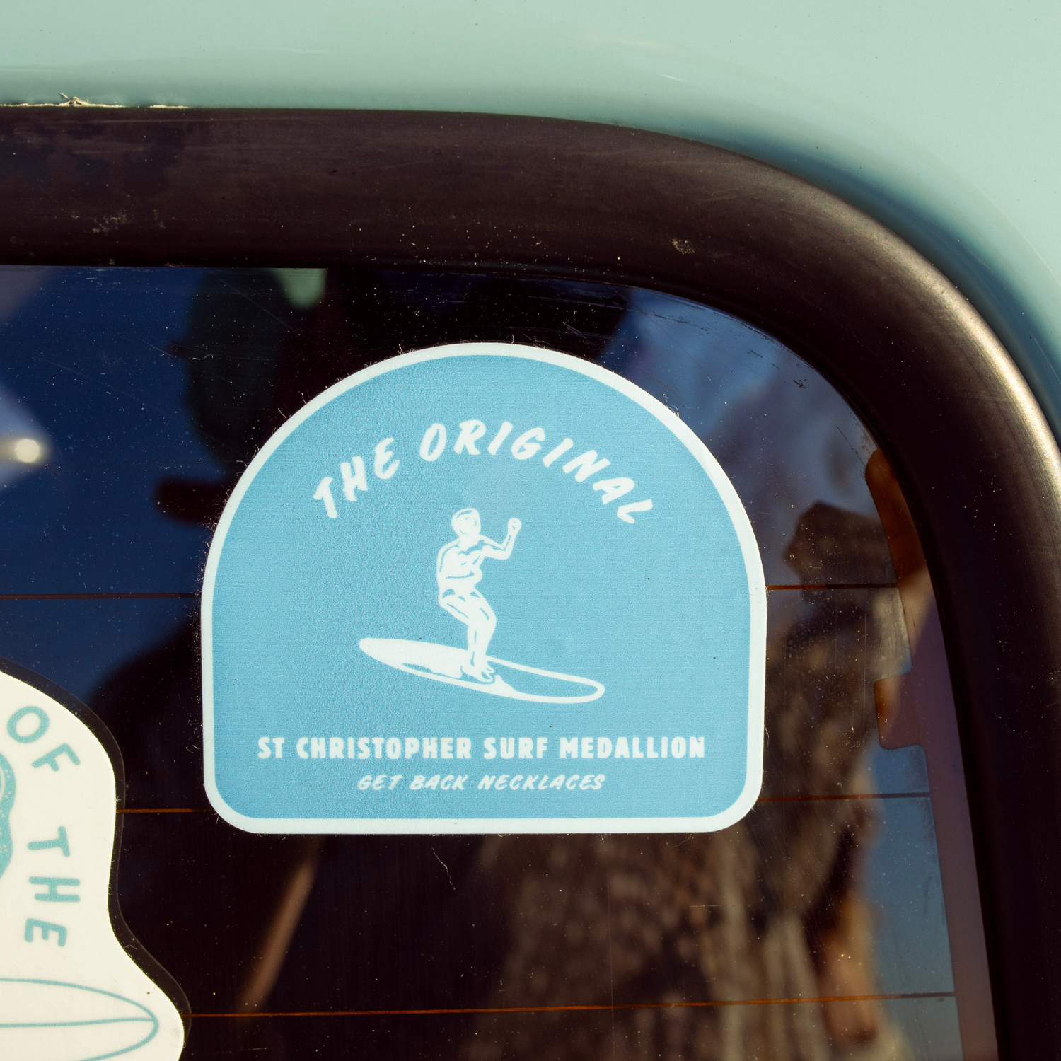 Vintage Surfer Sticker