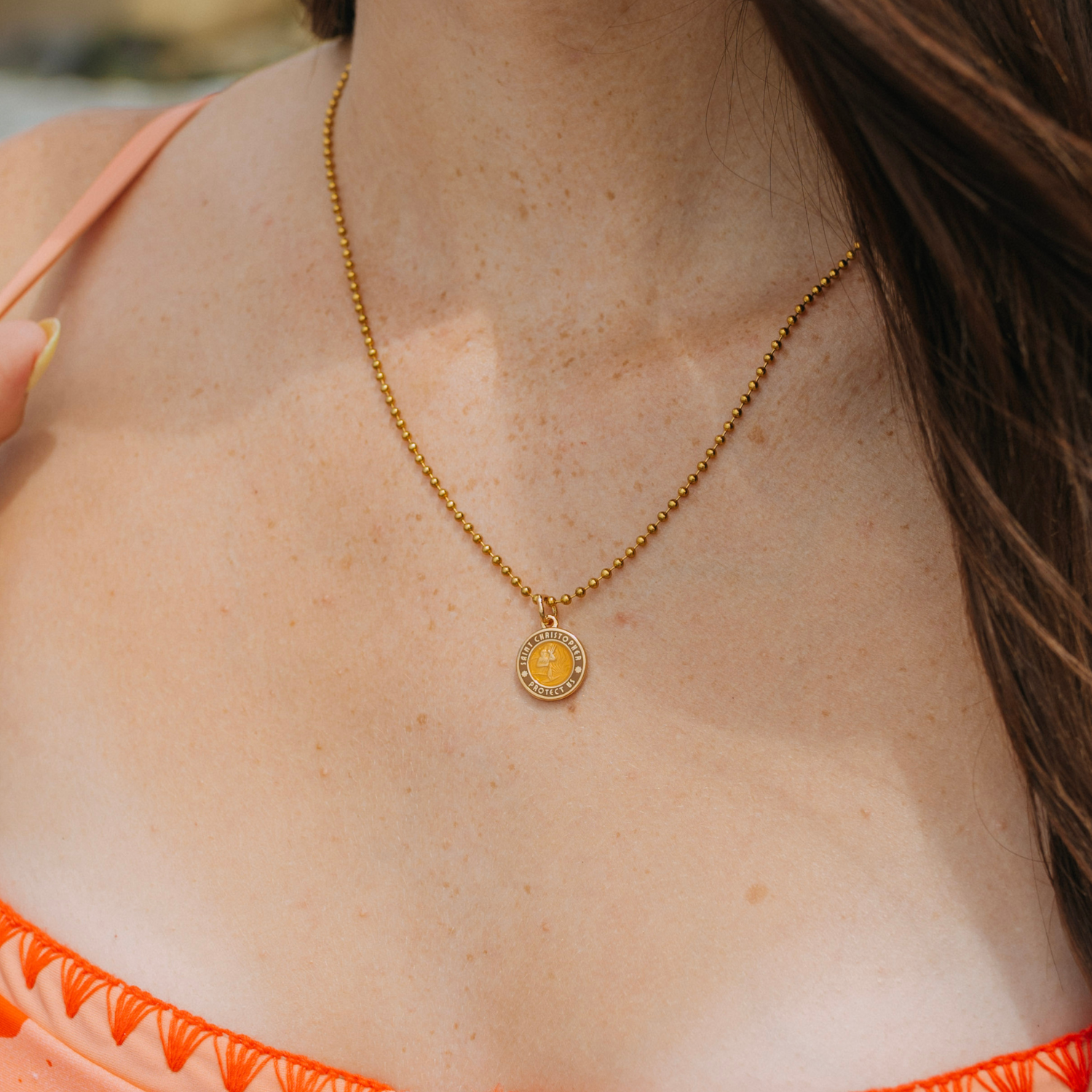 Small - Gold / Sunset Brown