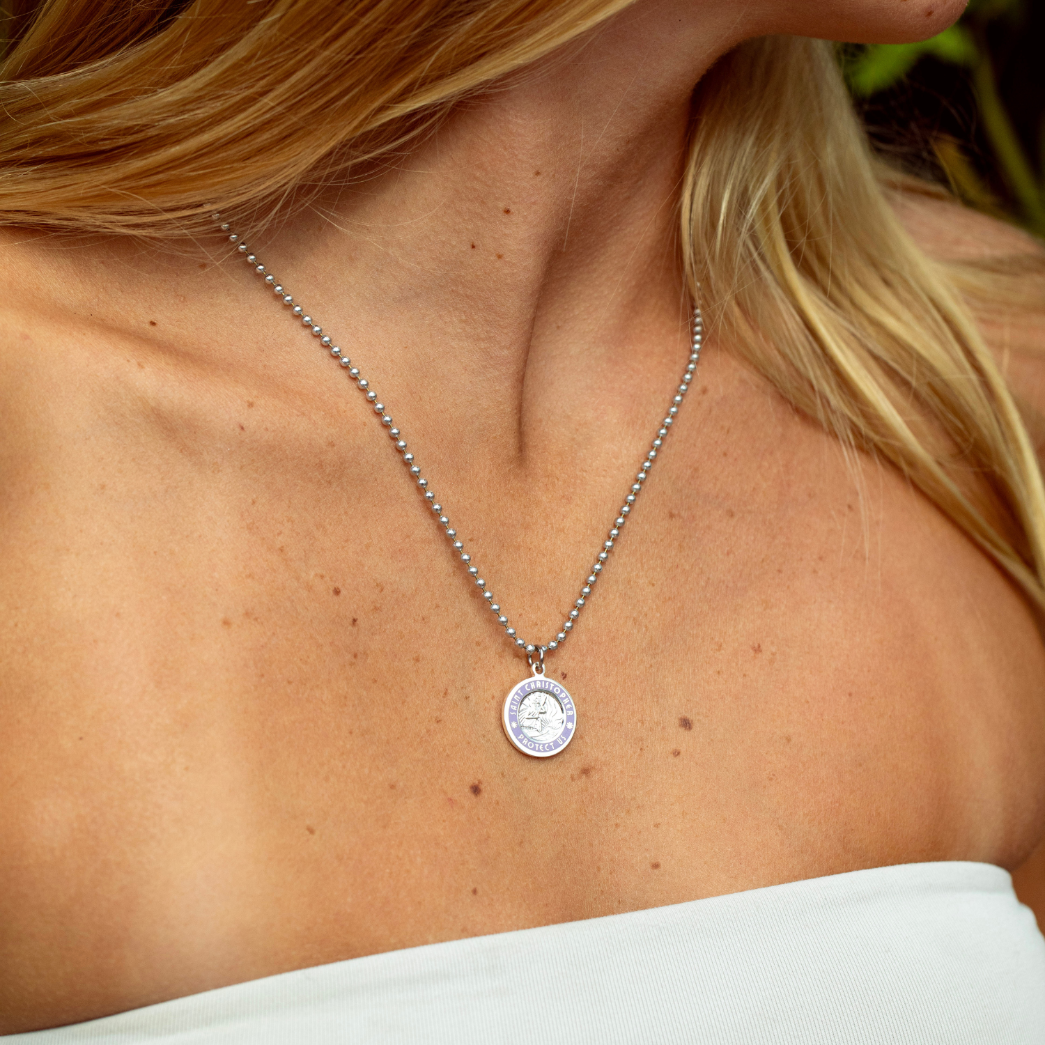 Medium - Silver / Lavender