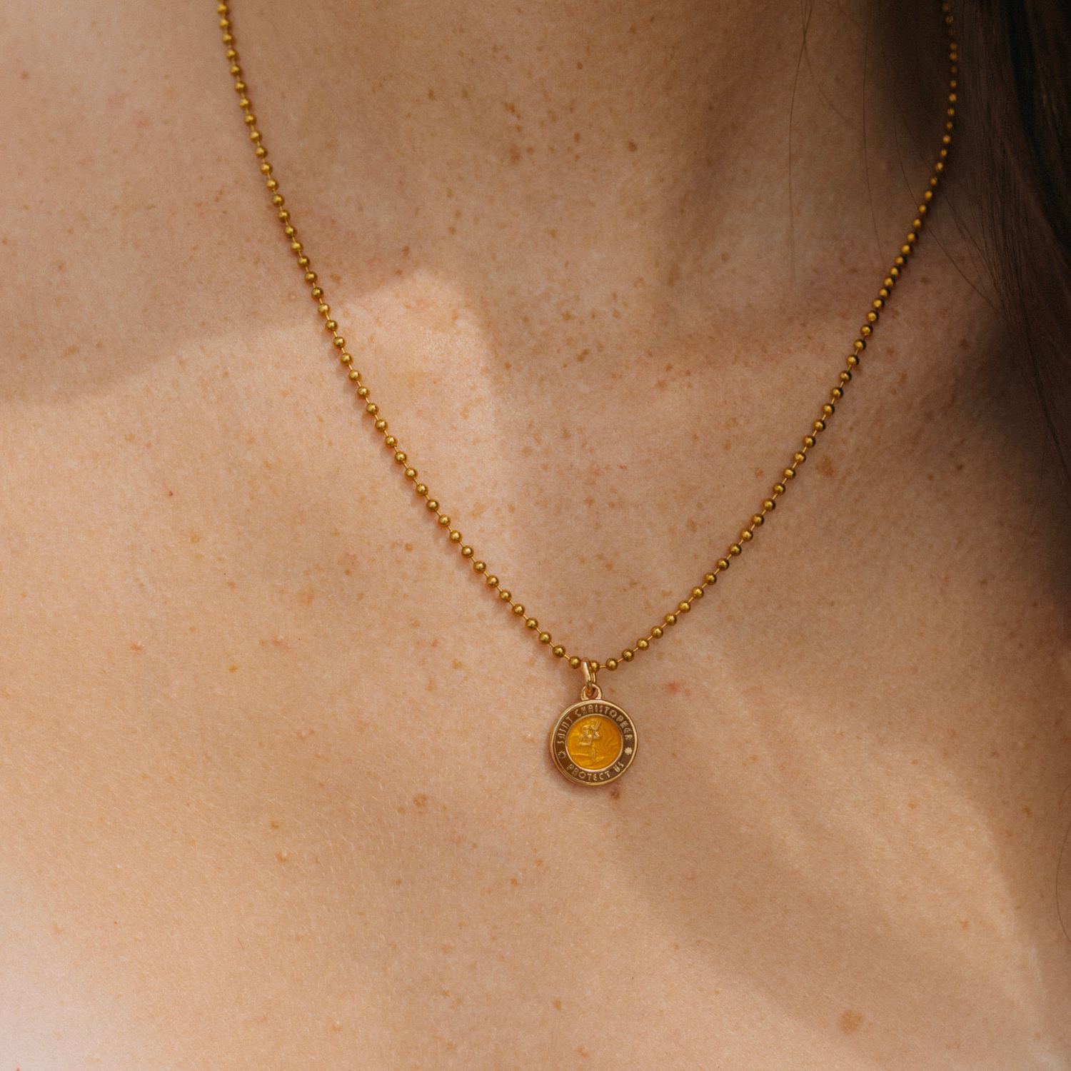 Small - Gold / Sunset Brown