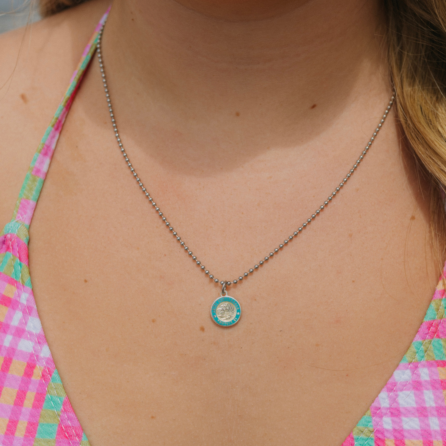 Small - Silver / Baby Blue