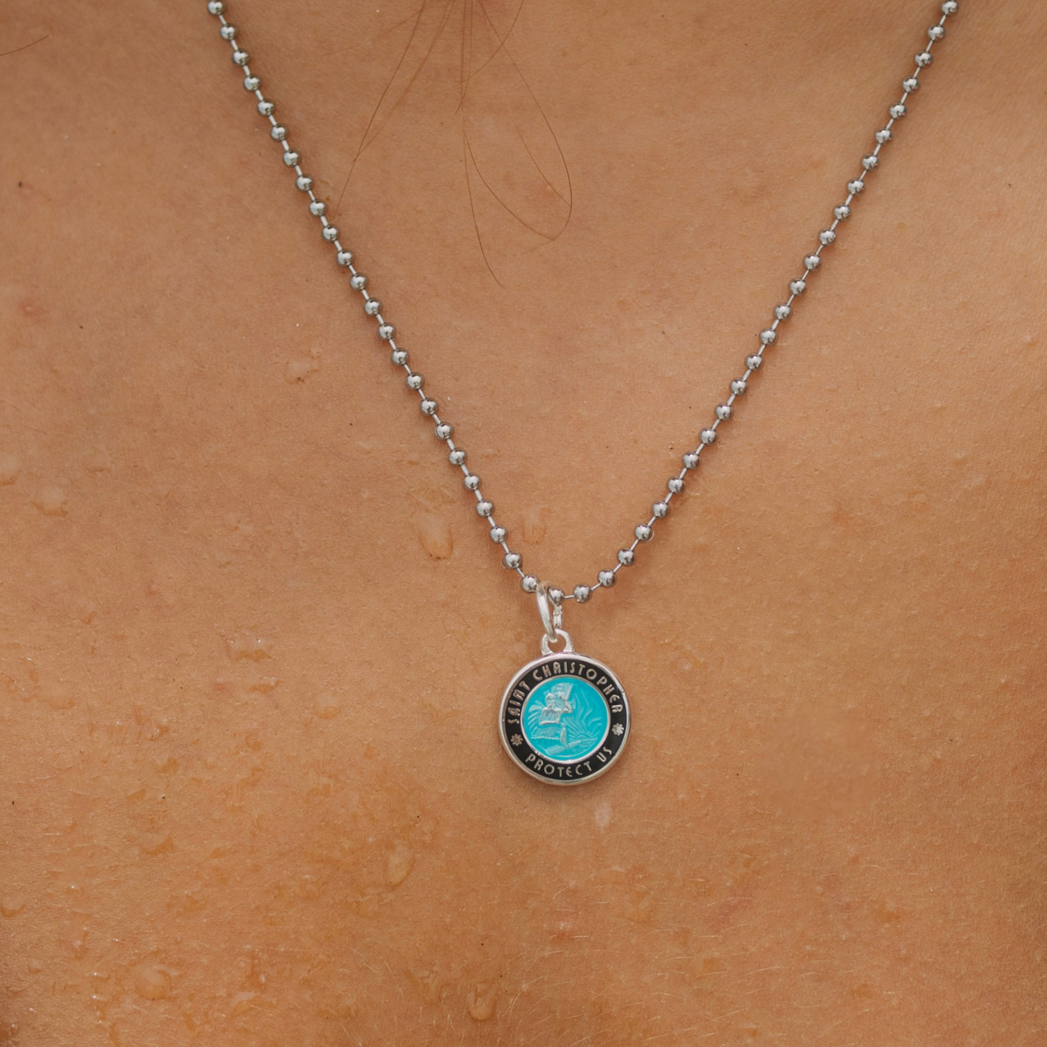 Small - Aqua / Black
