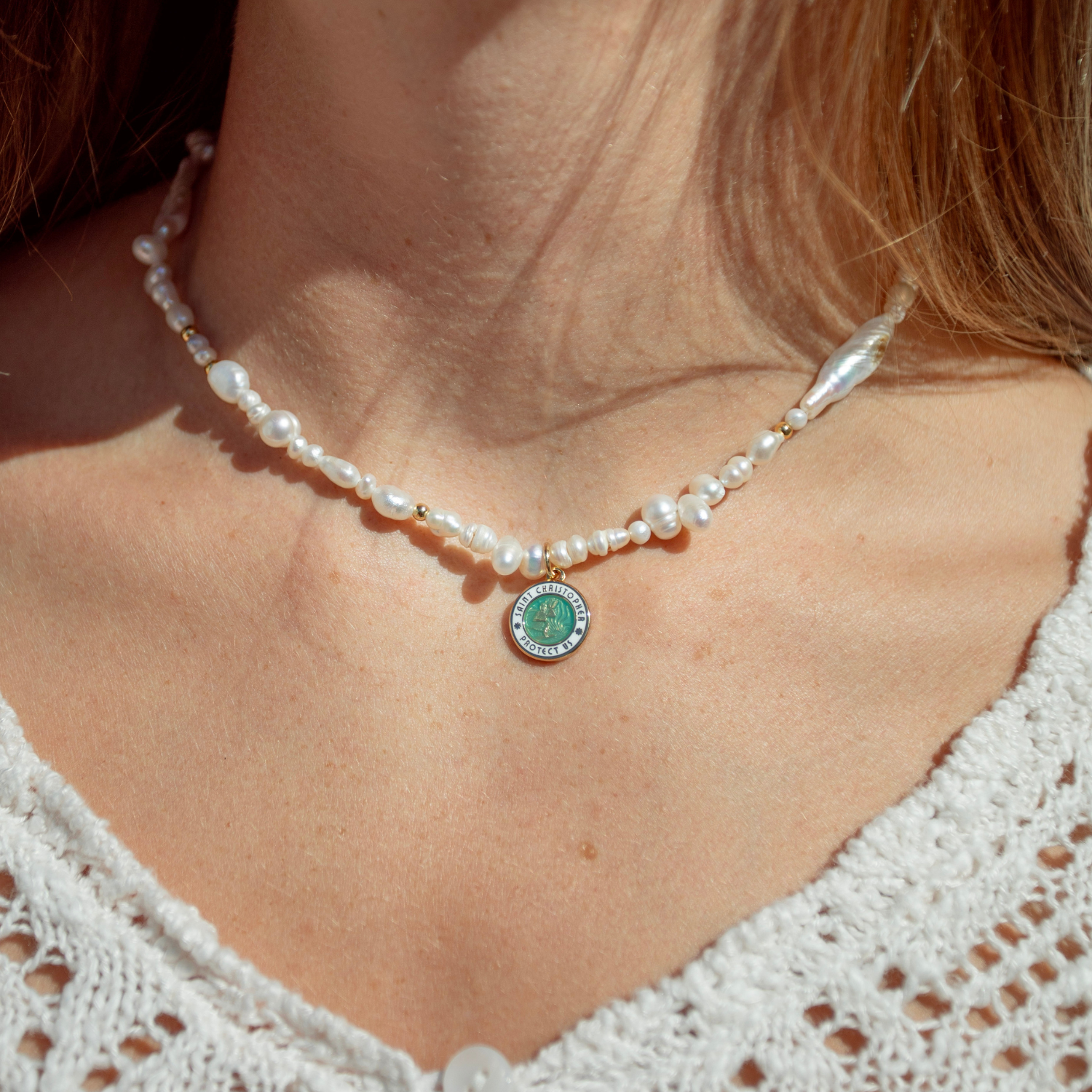 Moonlit Drift Beaded Choker