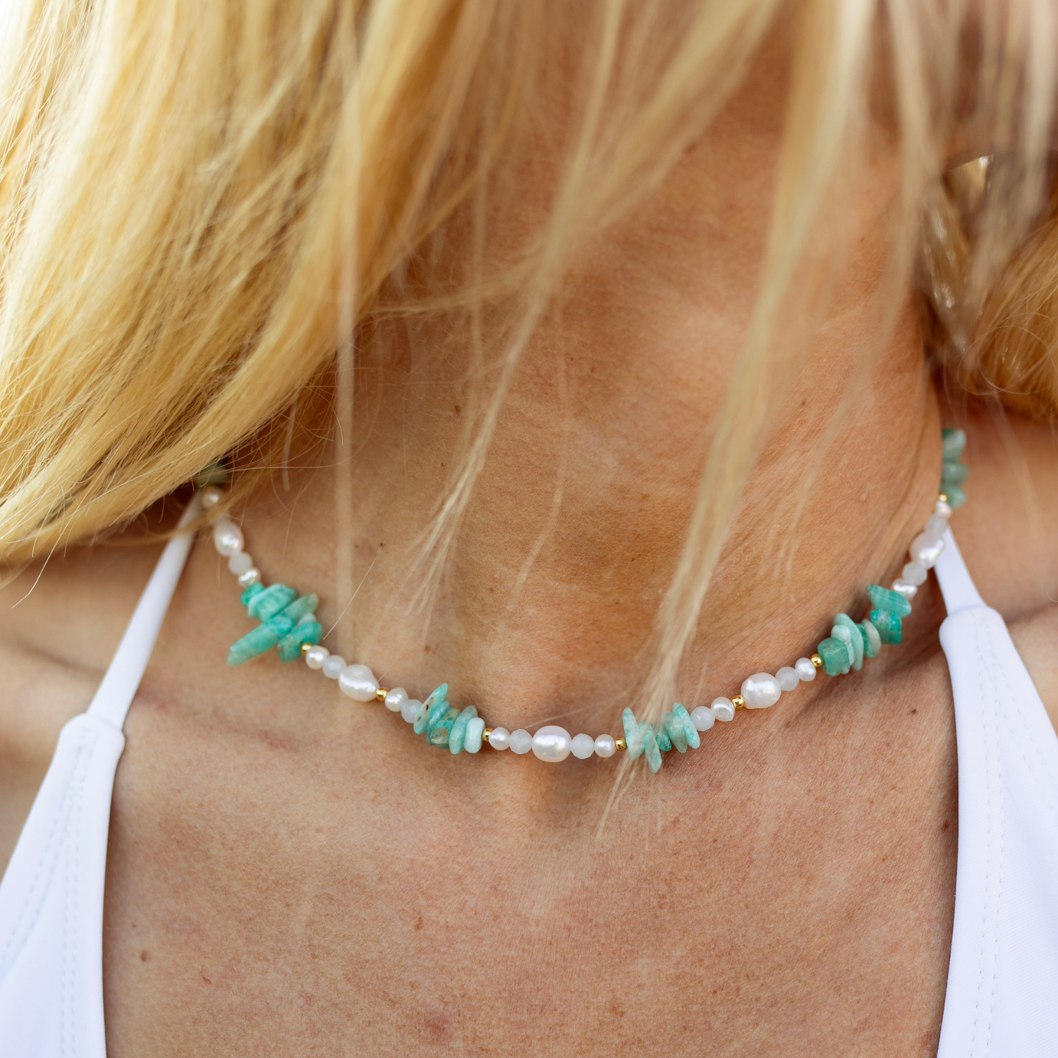 Coastline Beaded Necklace