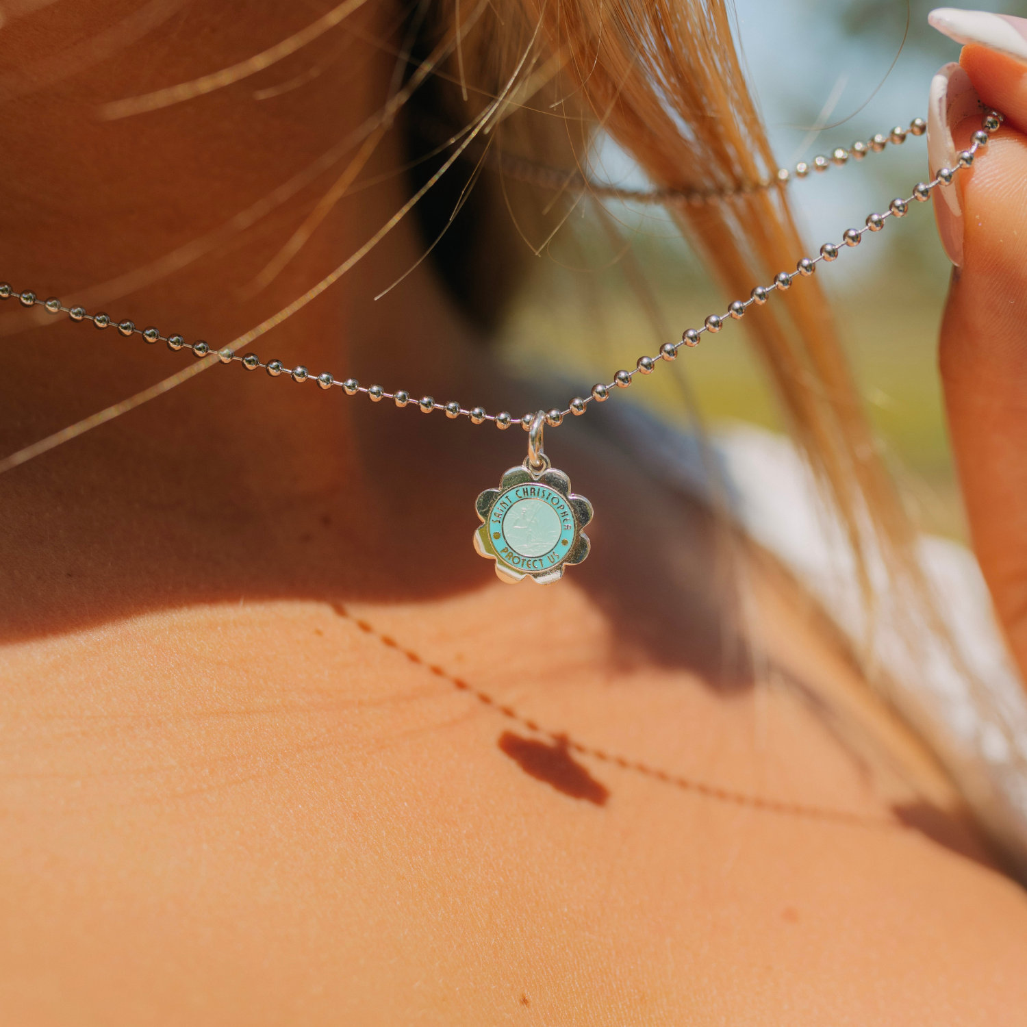 Flower - Aqua / Aquamarine
