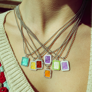 3 Rectangle Mystery Necklaces