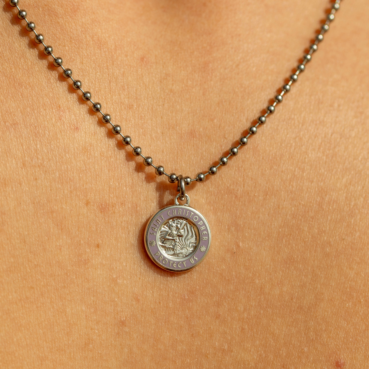 Small - Silver / Lavender