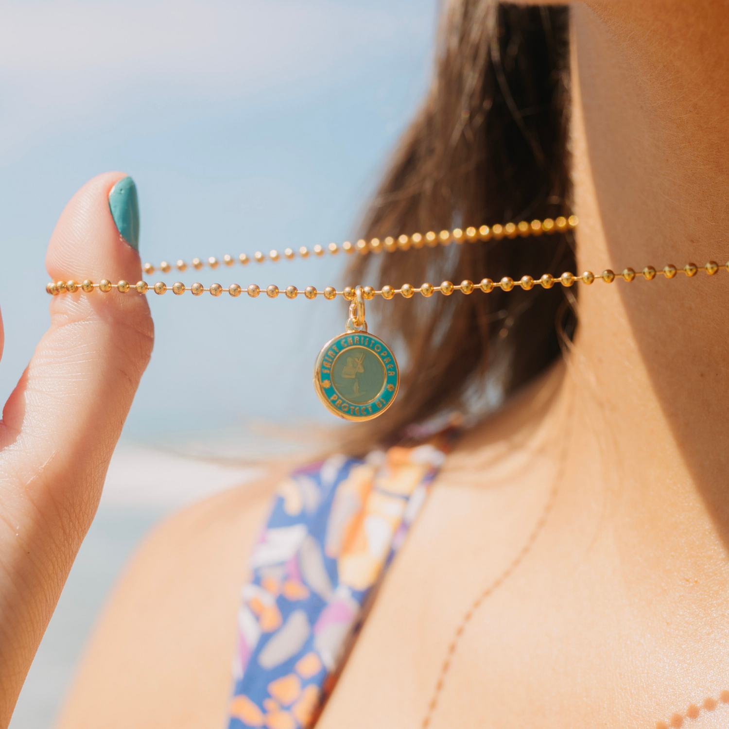 Medium - Gold / Teal