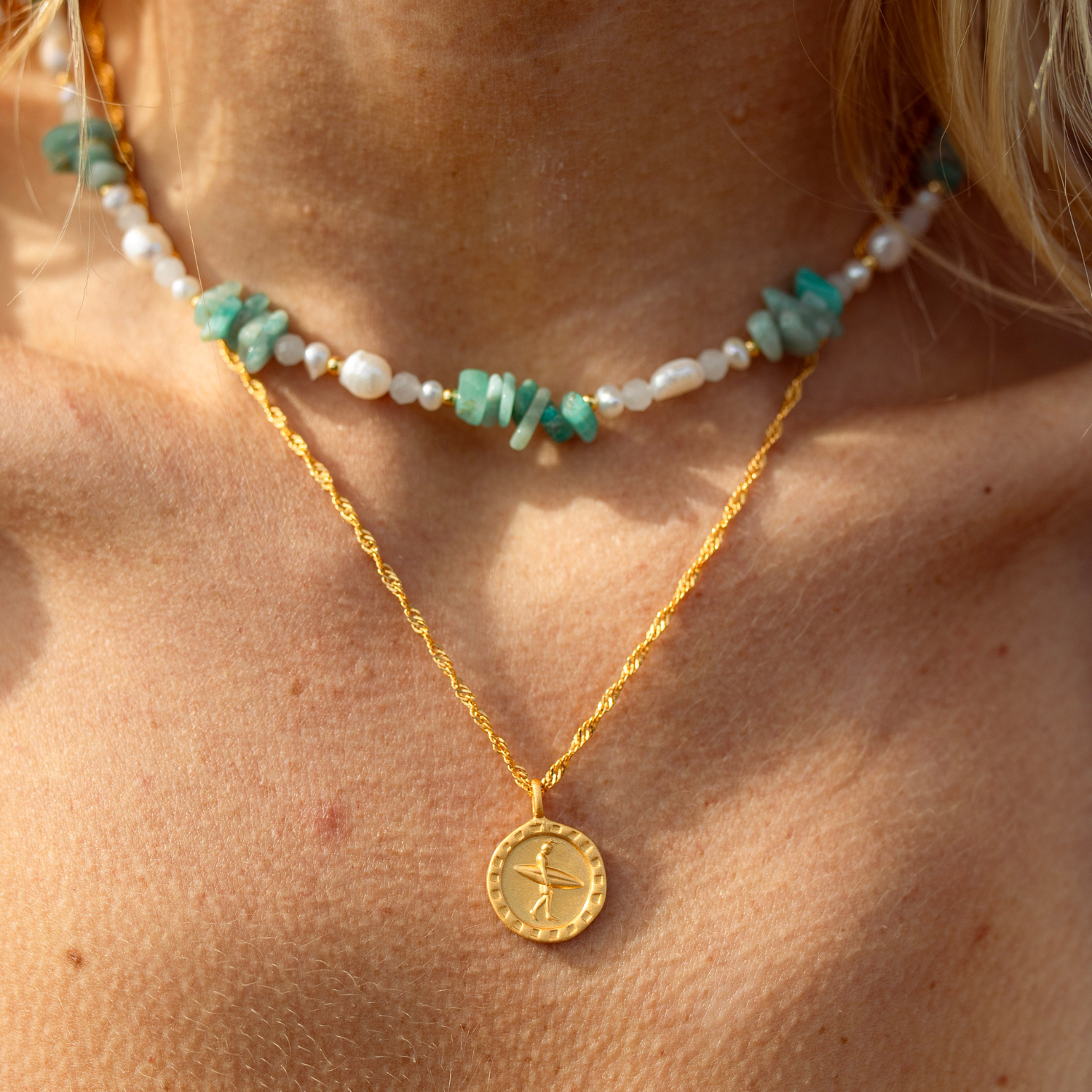 Coastline Beaded Necklace