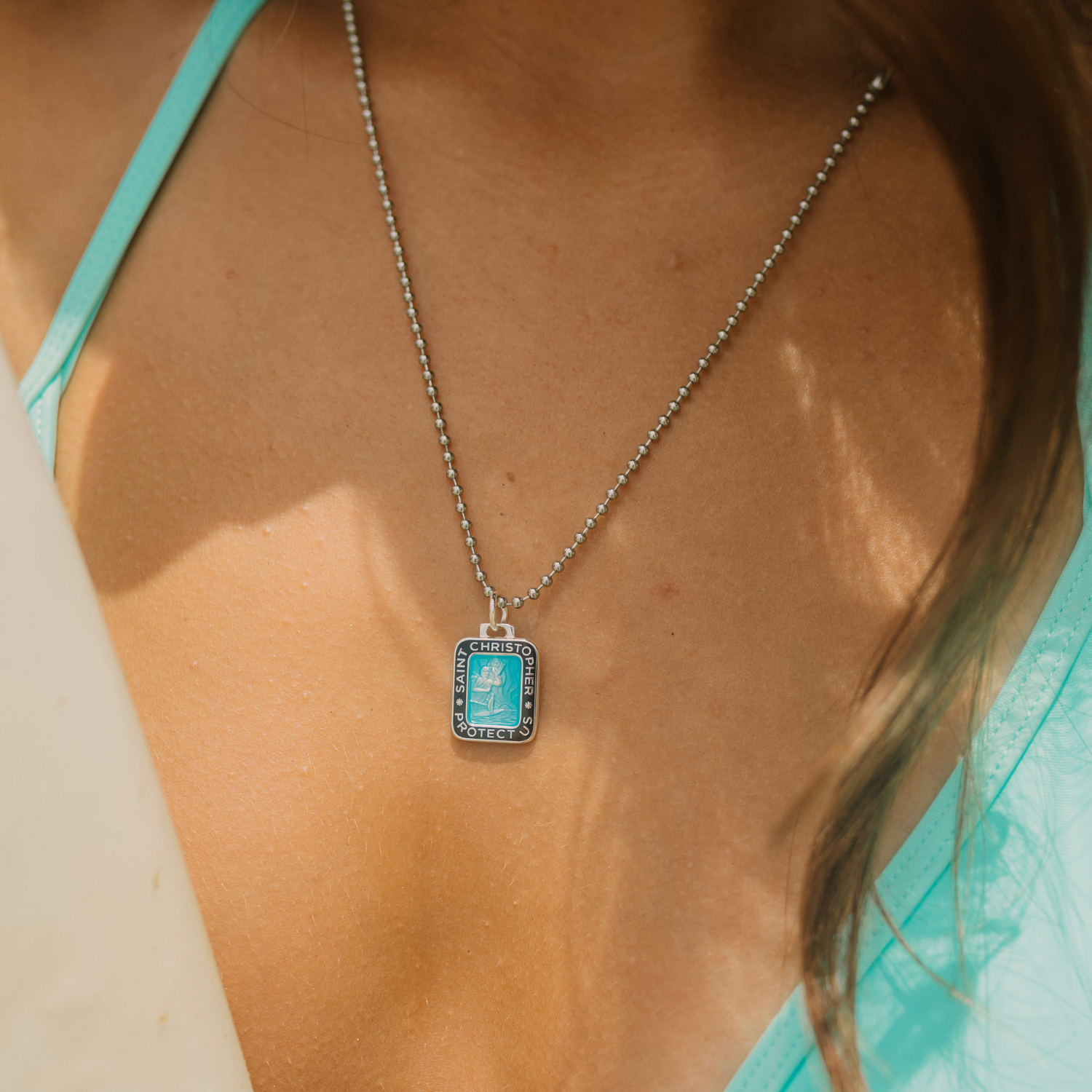 Rectangle - Aqua / Black