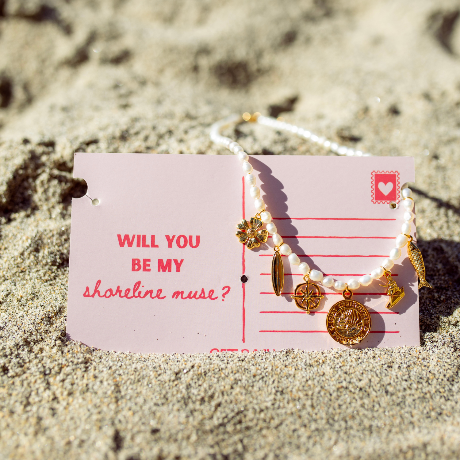 Surf Crush Charm Necklace