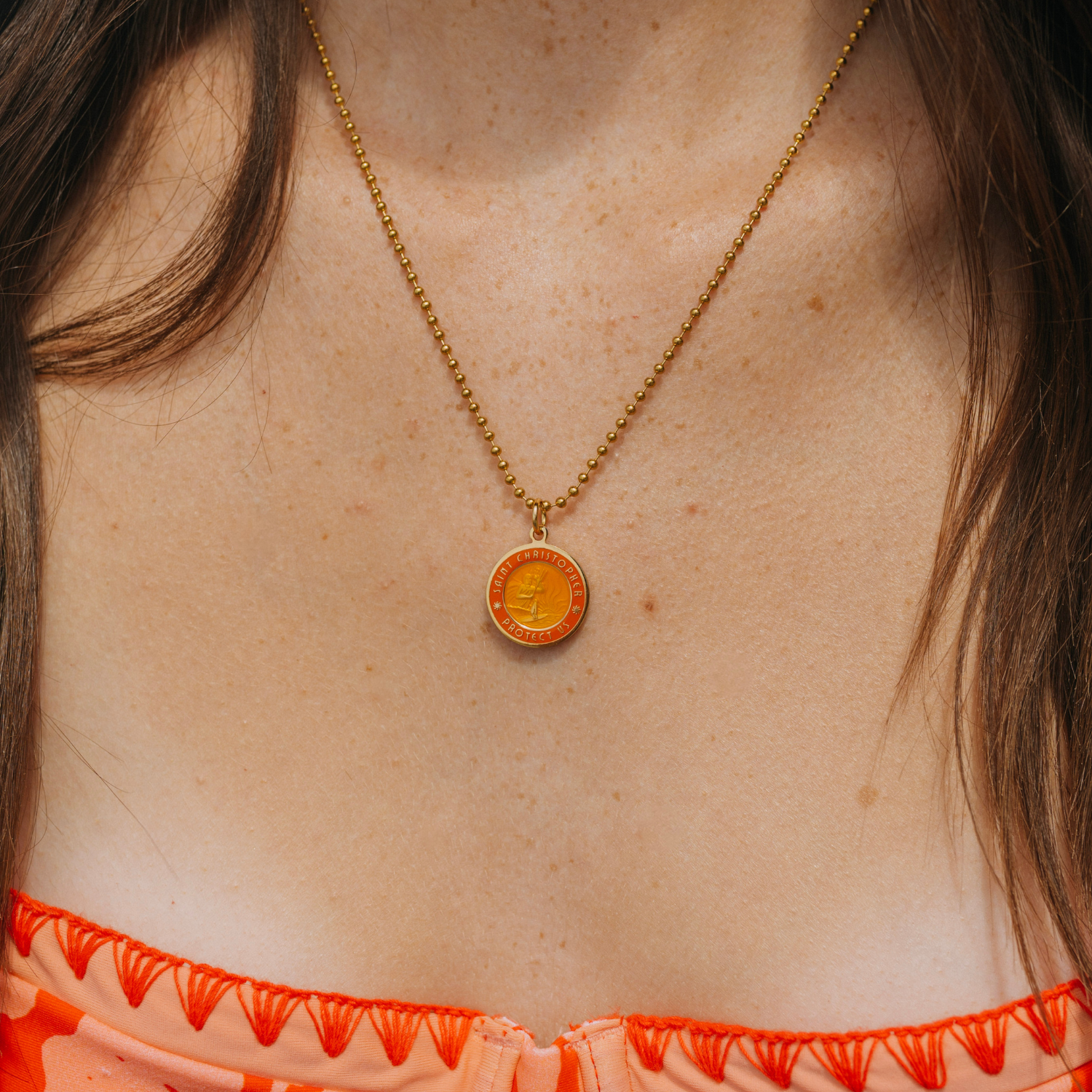 Medium - Gold Orange / Orange