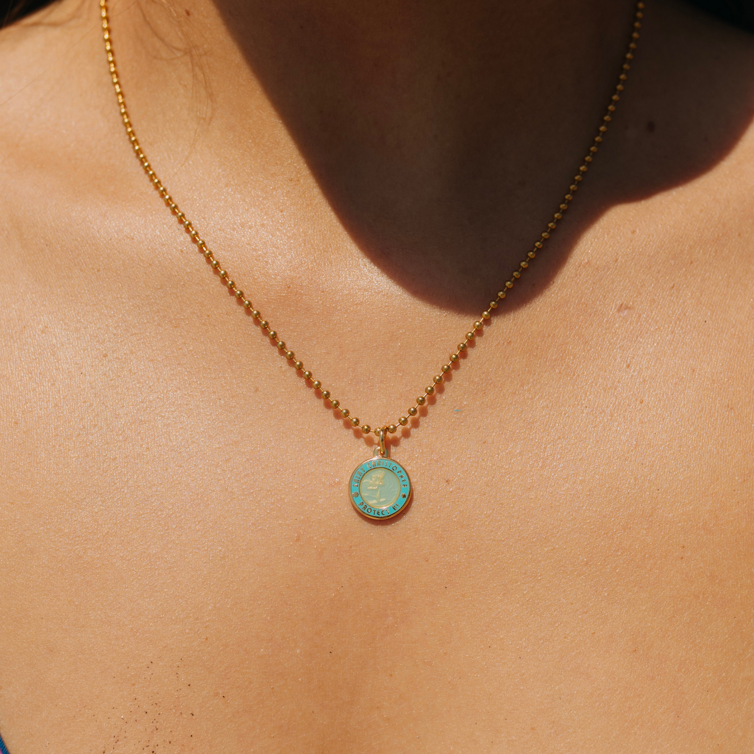 Small - Gold / Teal