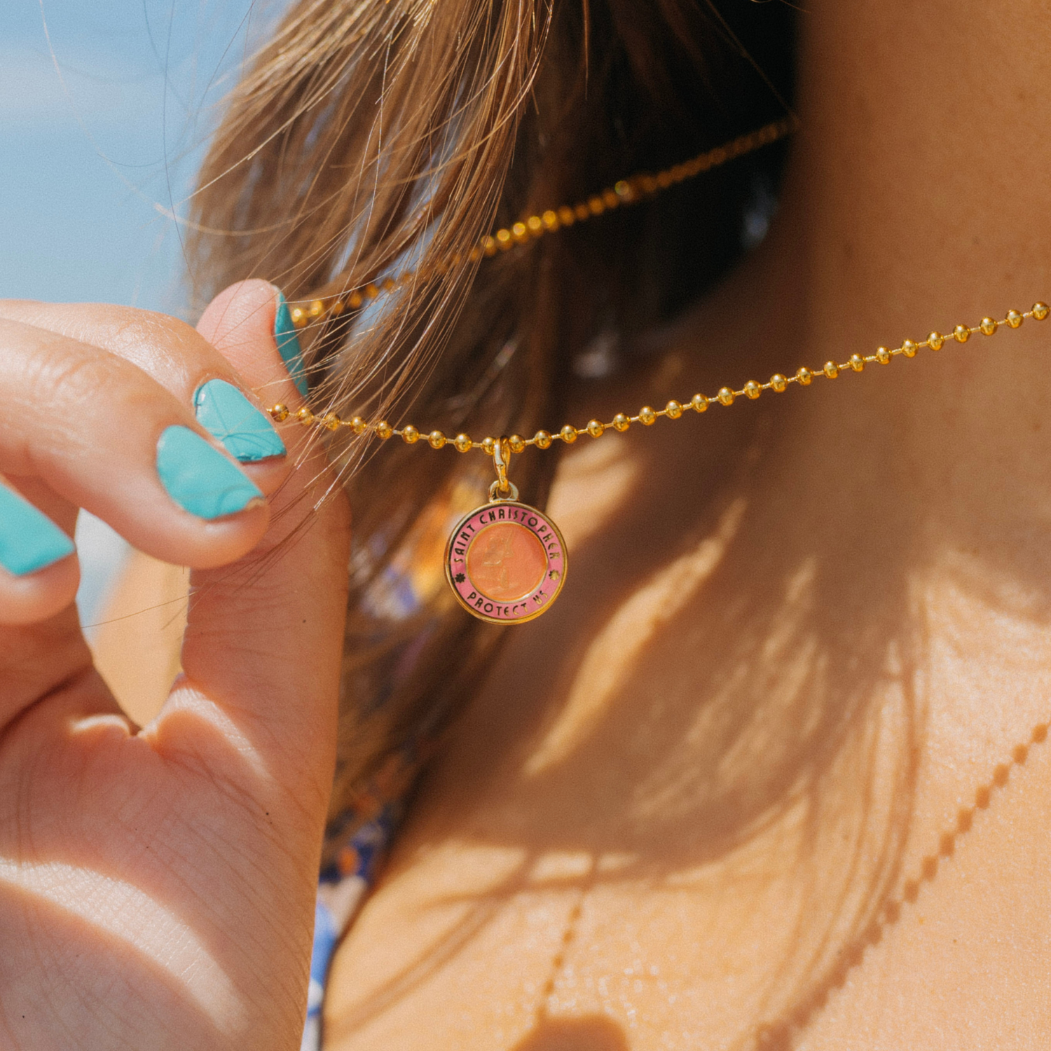 Small - Gold / Pink-Pink