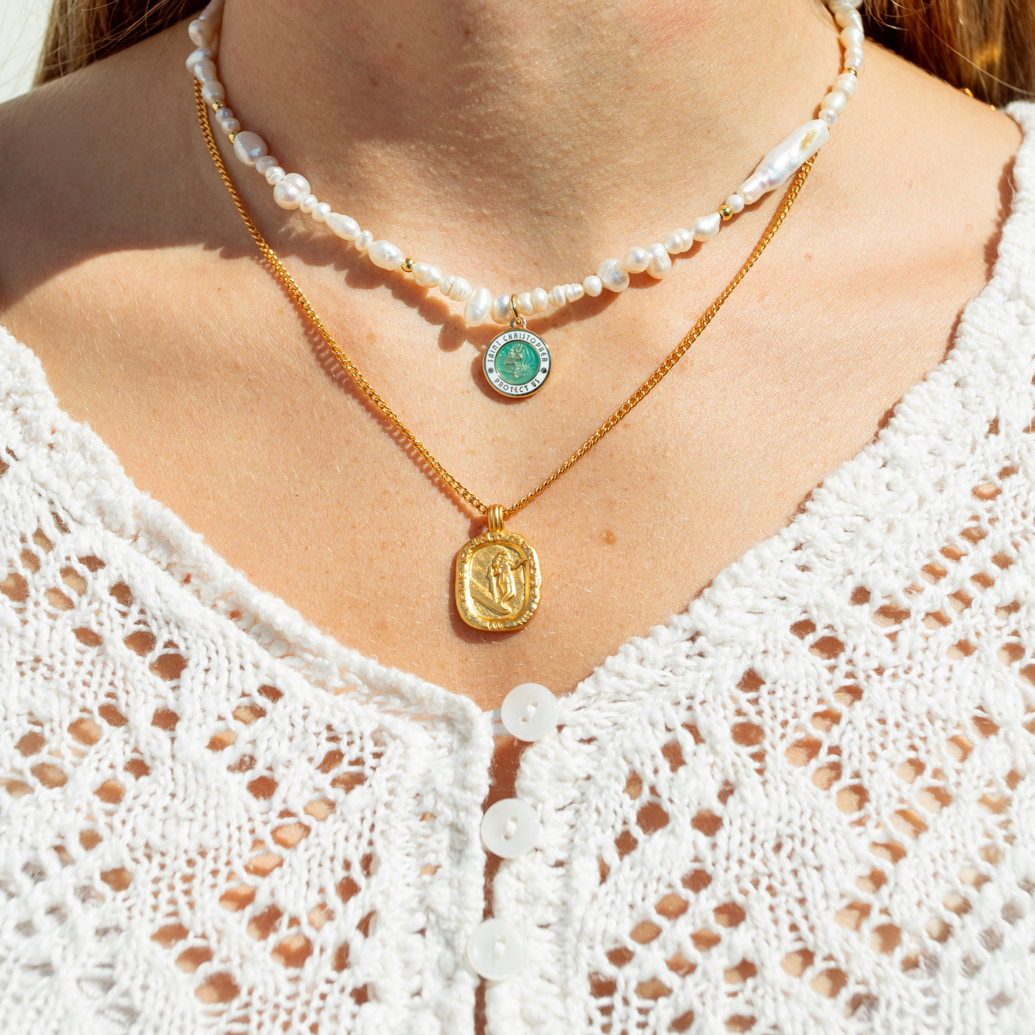 Our Saint of Surf Necklace