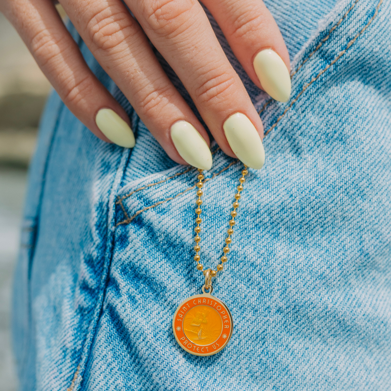 Medium - Gold Orange / Orange
