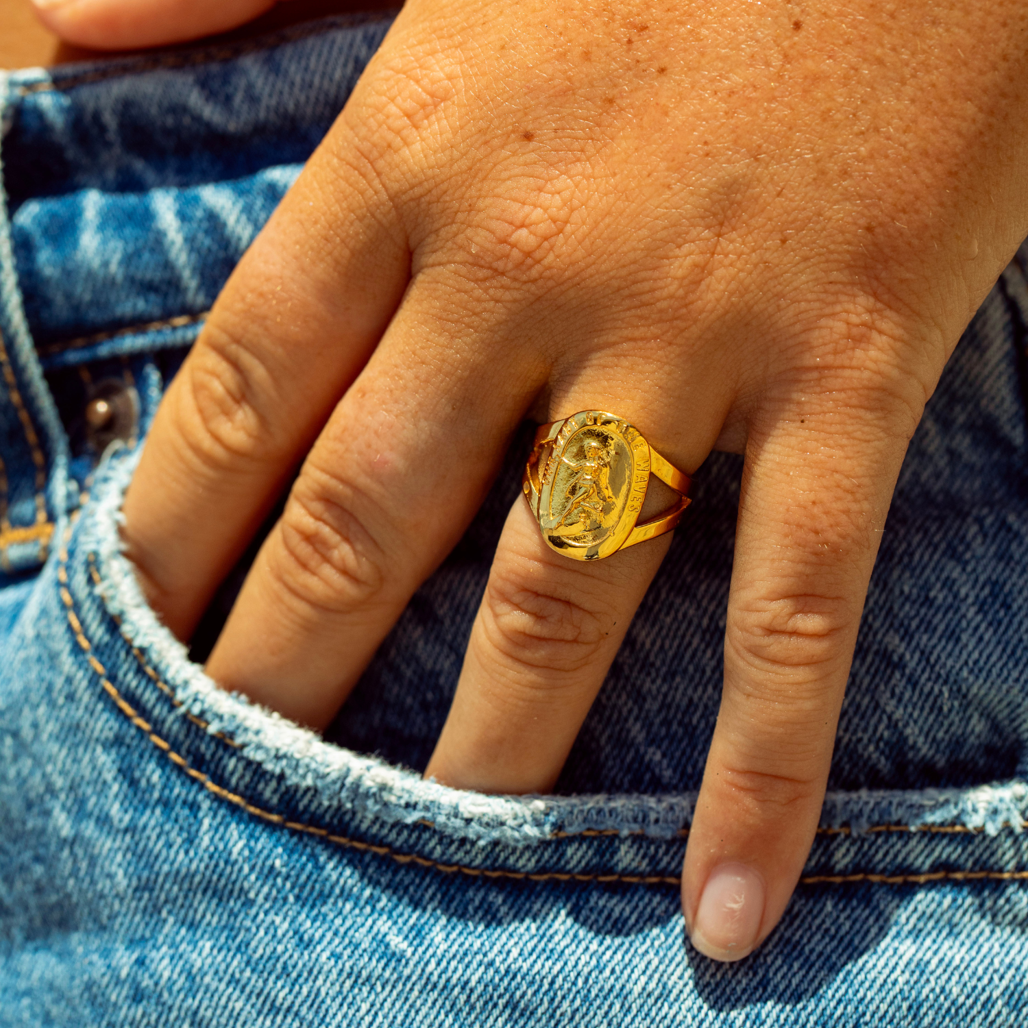 Our Lady of the Waves Ring