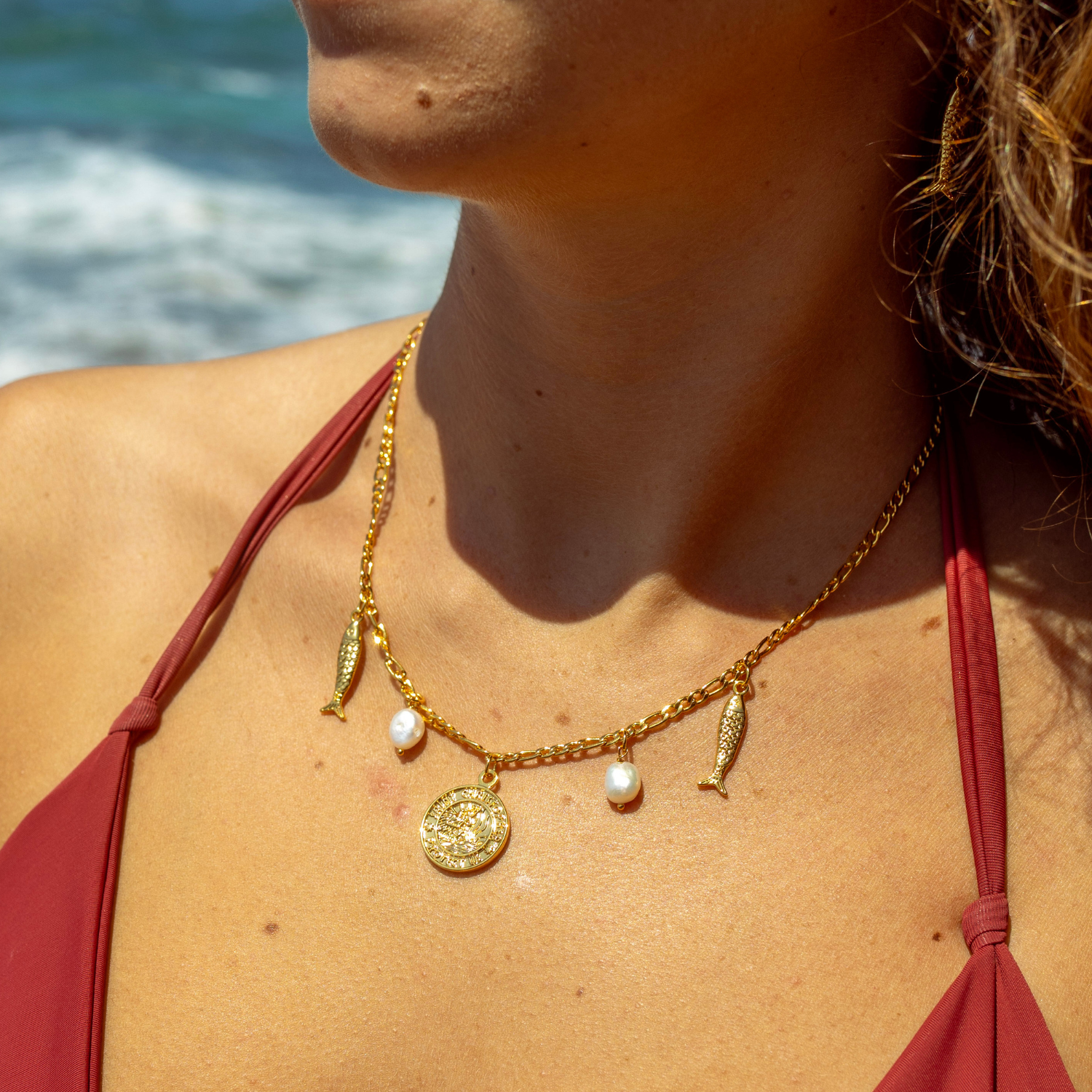 Off the Coast Charm Necklace