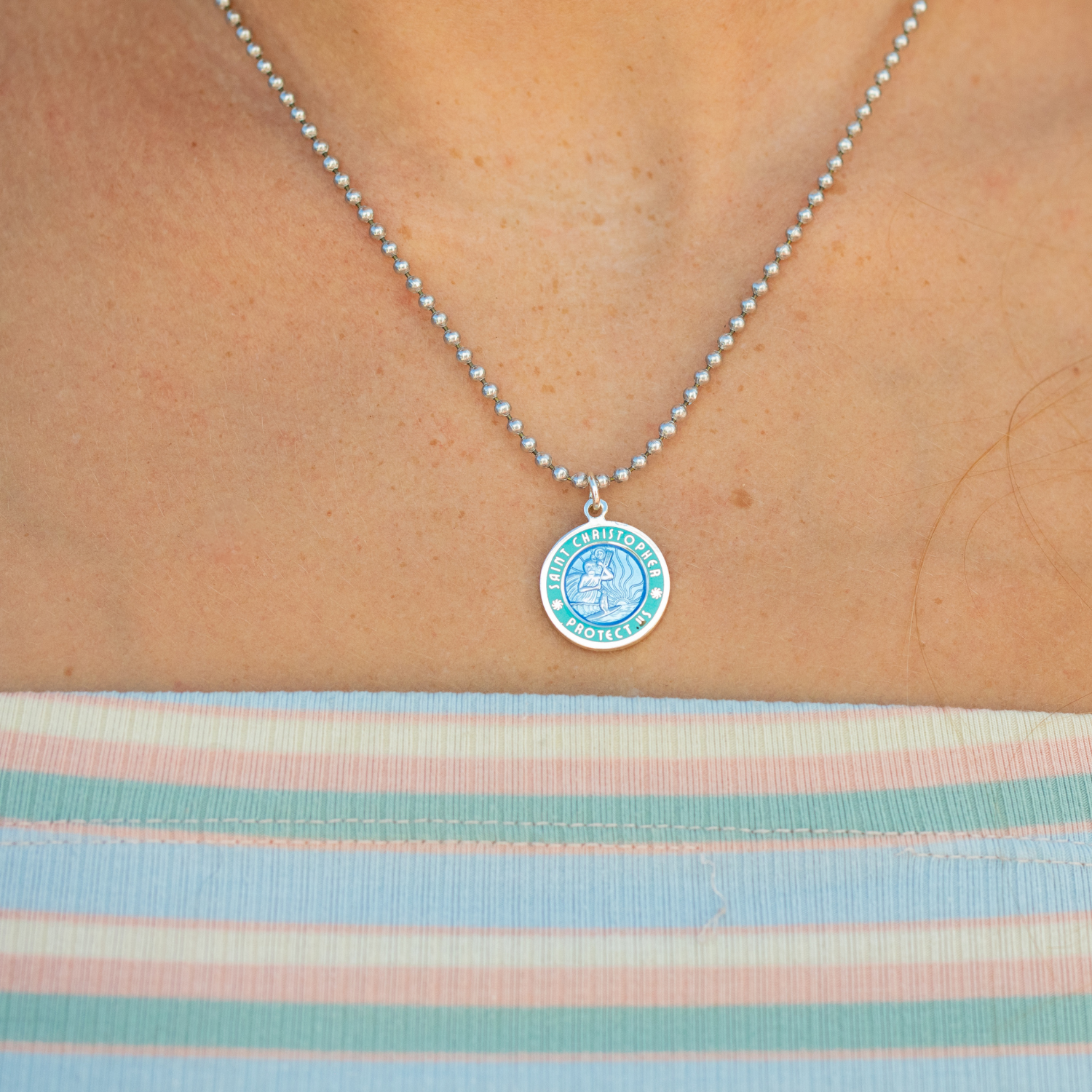 Medium - Denim Blue / Teal