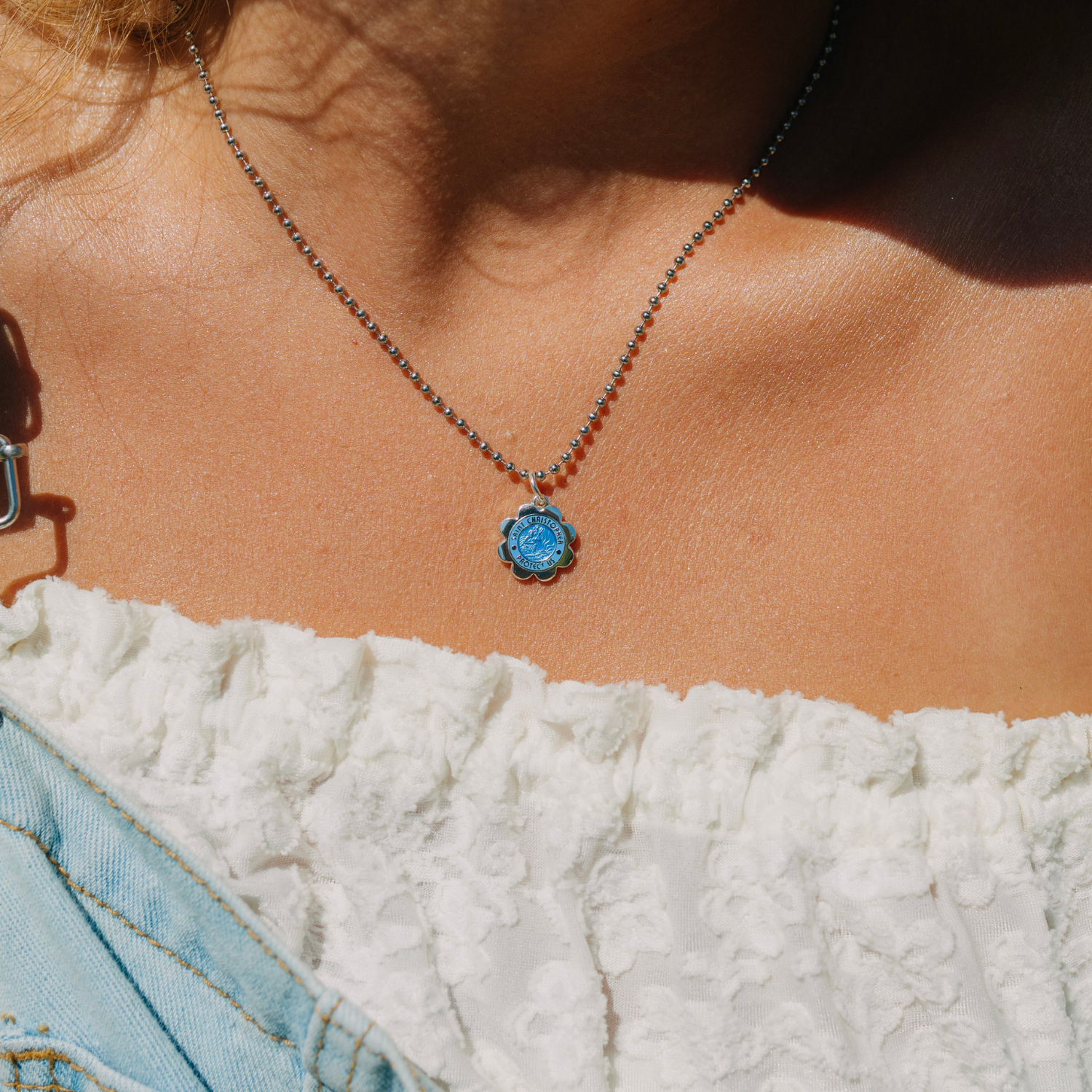 Flower - Denim Blue