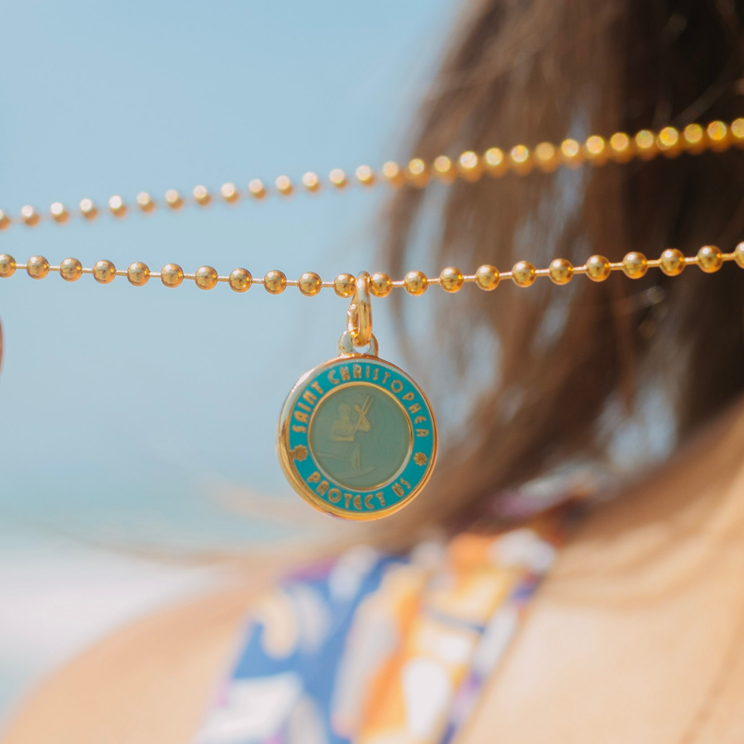Medium - Gold / Teal