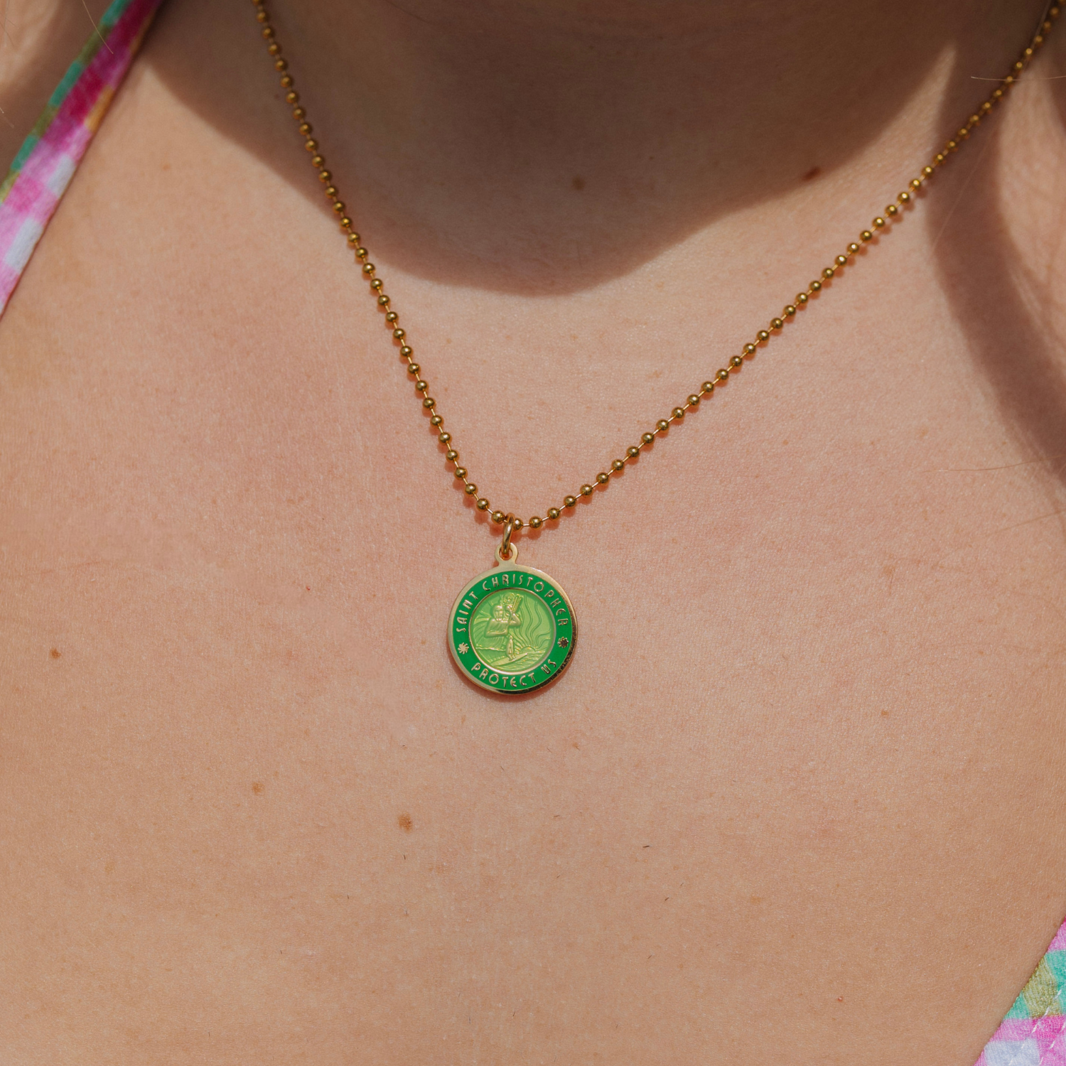 Medium - Gold / Palm Green