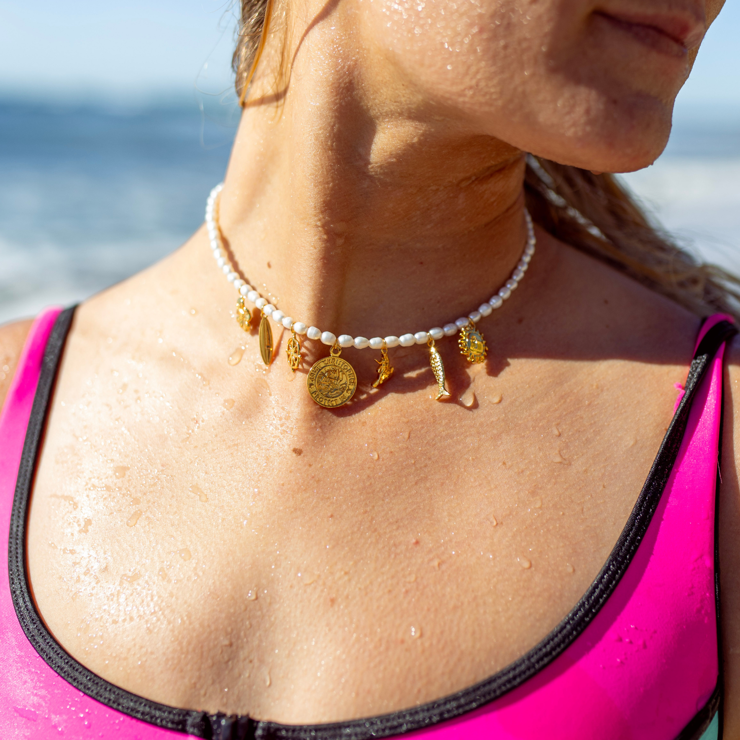 Surf Crush Charm Necklace