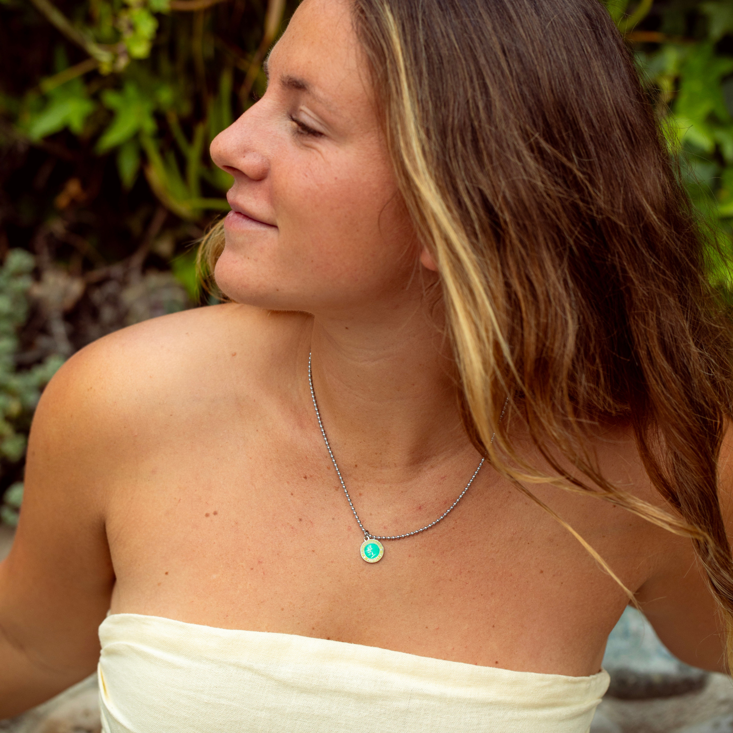 Small - Cyan / Sandy