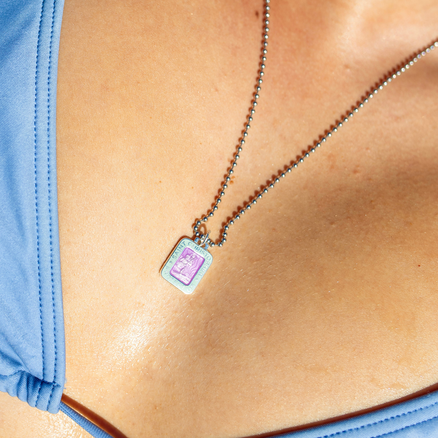 Rectangle - Lilac / Sky Blue