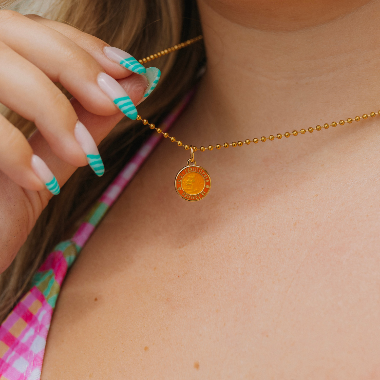 Small - Gold Orange / Orange