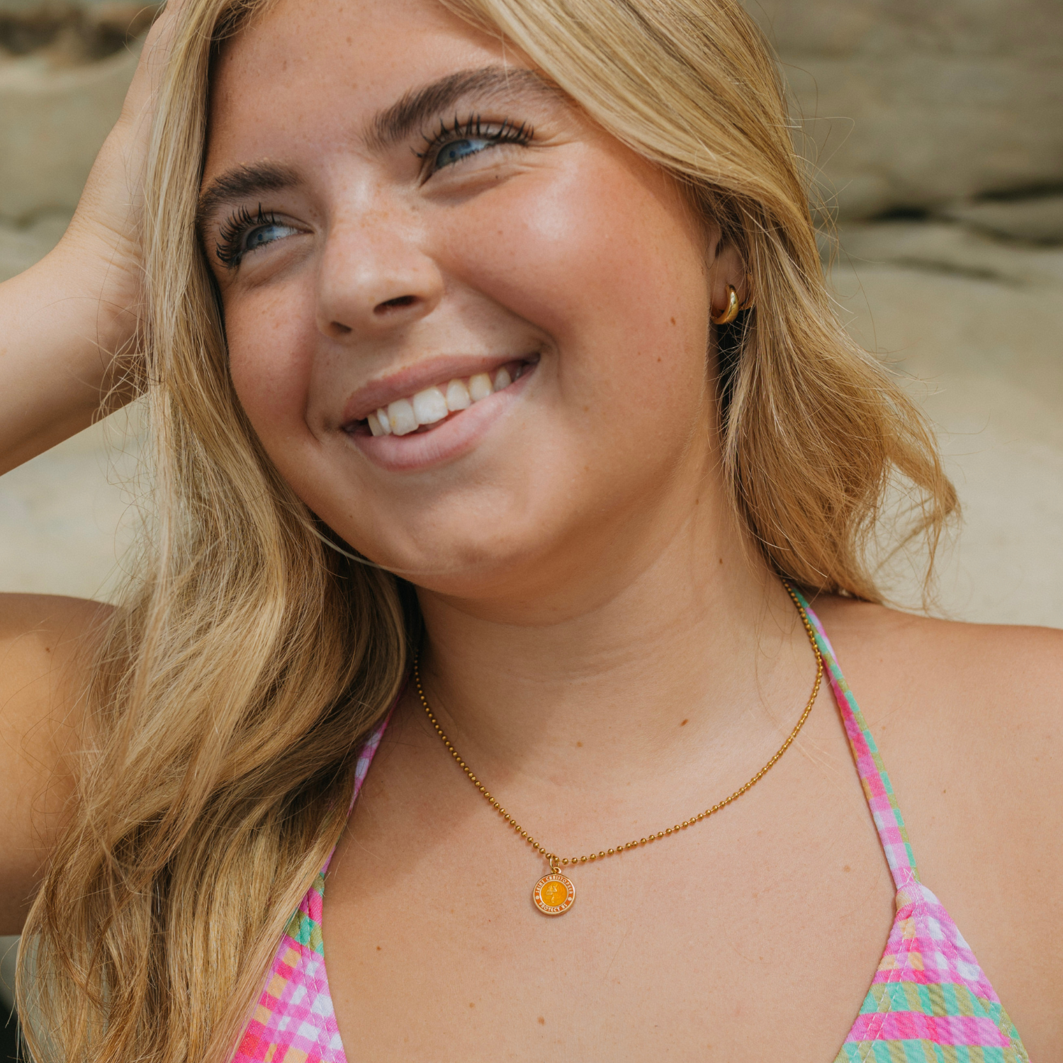 Small - Gold Orange / Orange