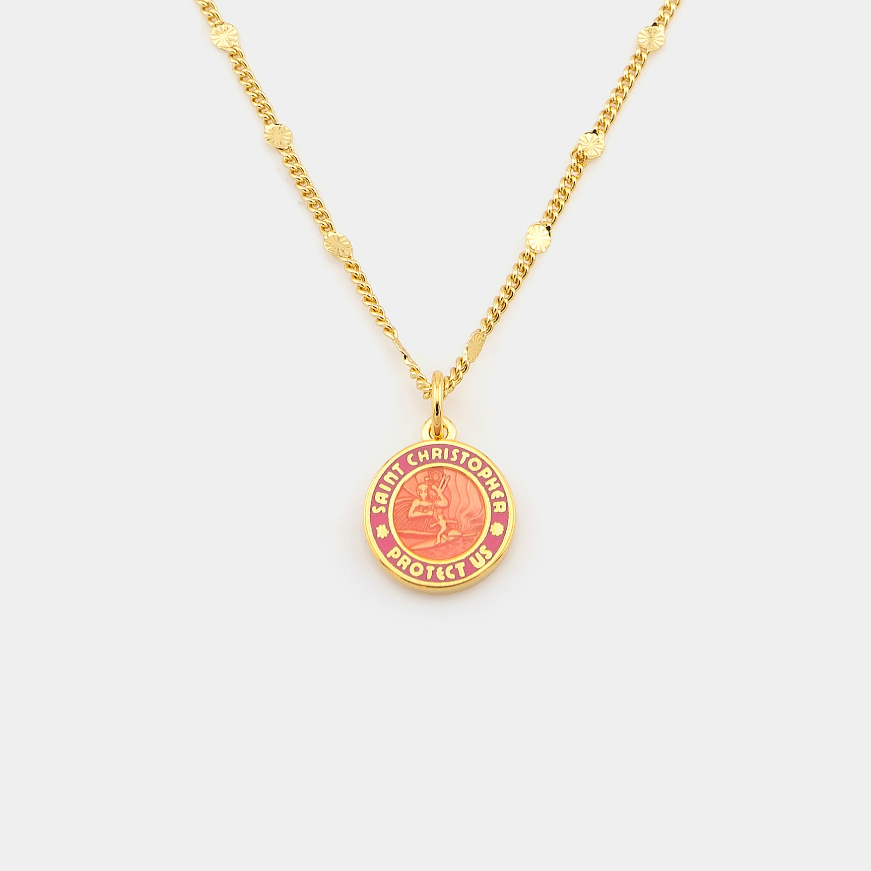 Small - Gold / Pink-Pink