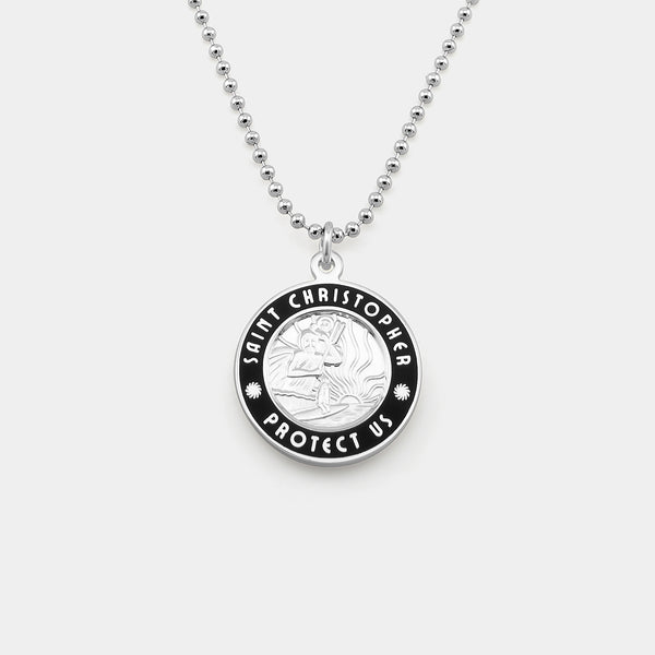 Large - Silver / Black – Get Back Necklaces
