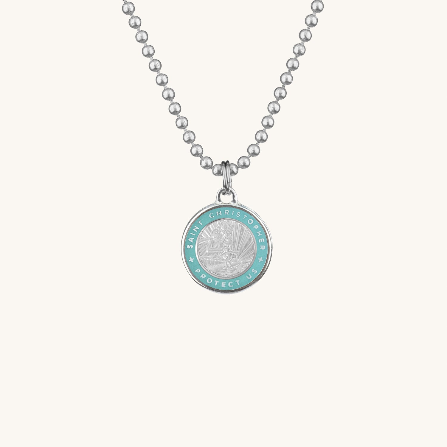 Light Baby Blue Round Recycled Glass Ball Simple Pendant Necklace in 14K  Yellow Gold Fill – Shop Iowa
