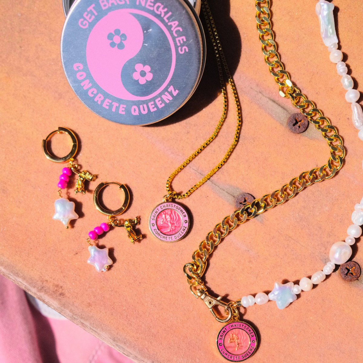 Get Back Necklaces | St. Christopher Surf Medals