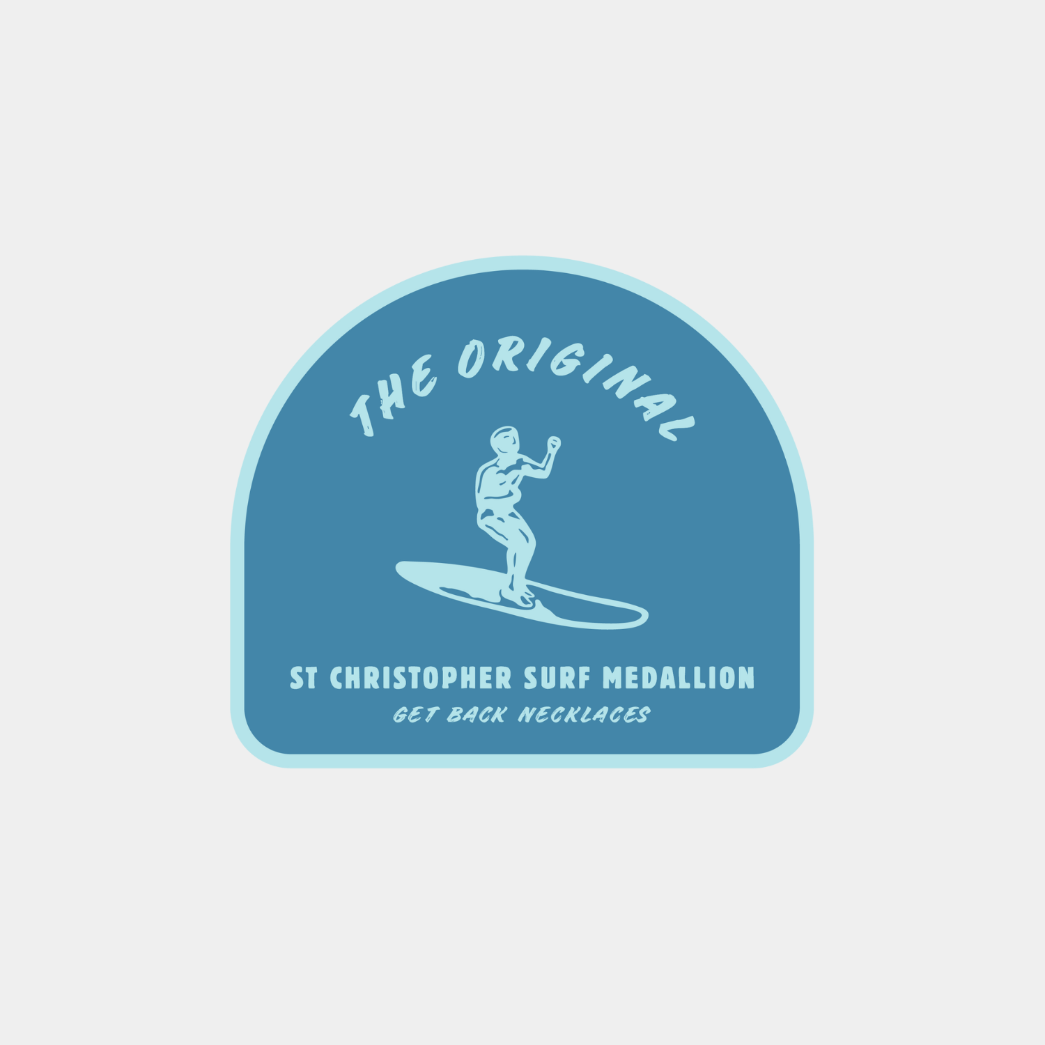 Vintage Surfer Sticker