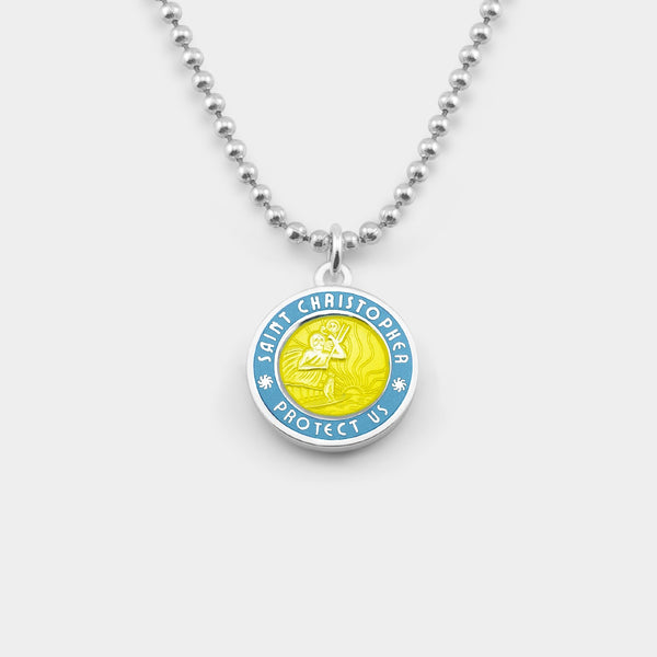 Medium - Yellow / Aquamarine – Get Back Necklaces