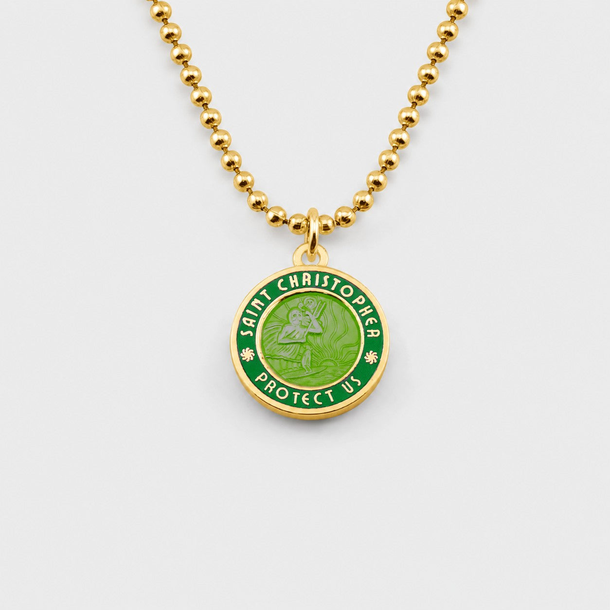 Medium - Gold / Palm Green