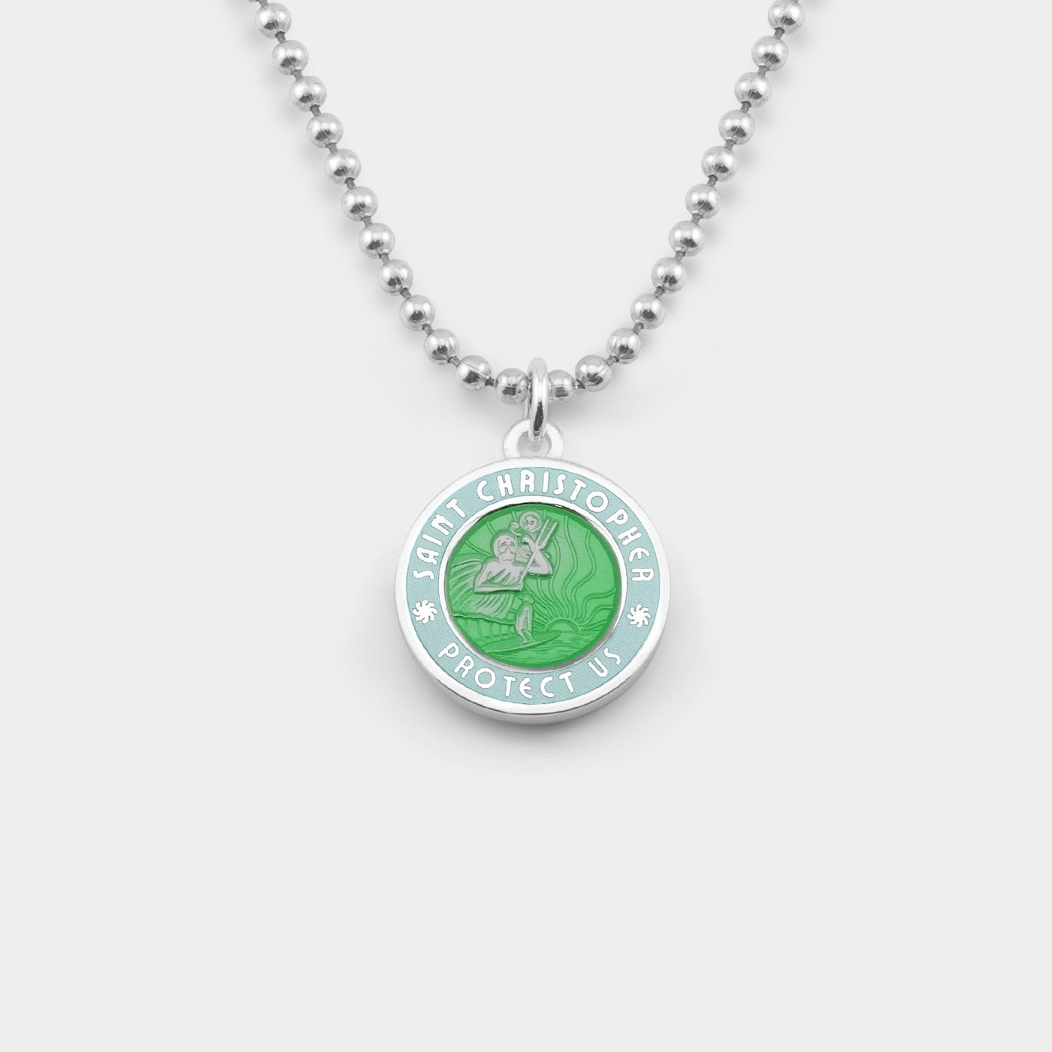 Medium - Jade Green / Sky Blue