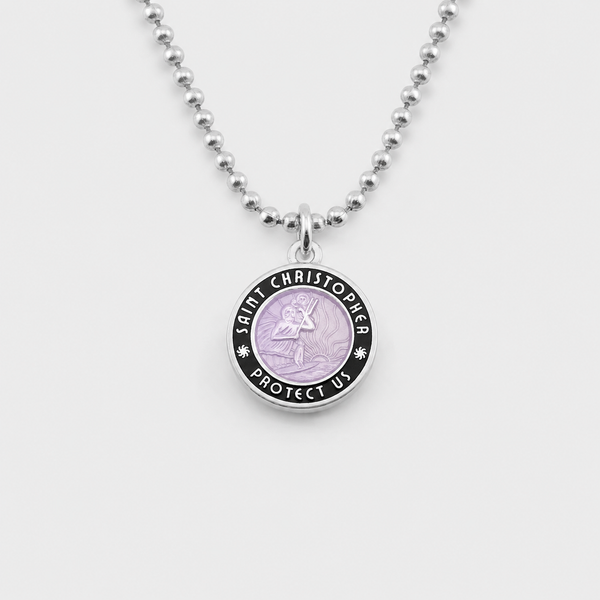 Medium - Lavender / Black – Get Back Necklaces